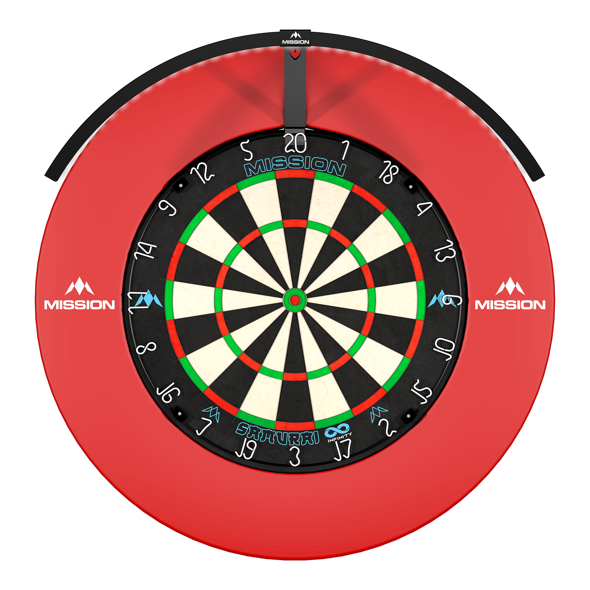 Mission Torus 120 LED Beleuchtungssystem - Schwarz Mission Torus 120 LED Beleuchtungssystem in Schwarz ist auf diesem Bild zu sehen. Es handelt sich um ein elegantes und leistungsstarkes Beleuchtungssystem für Dartspieler.