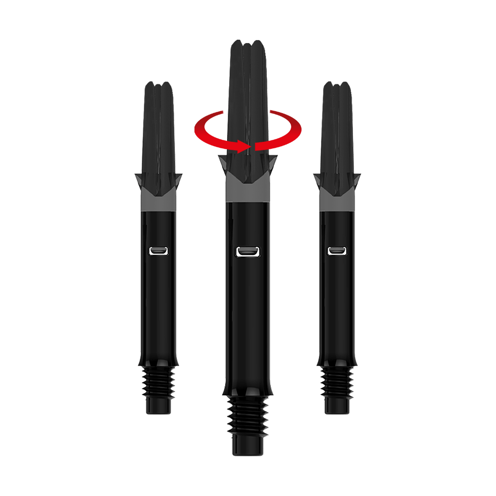 L-Style L-Shafts Silent Straight - Schwarz