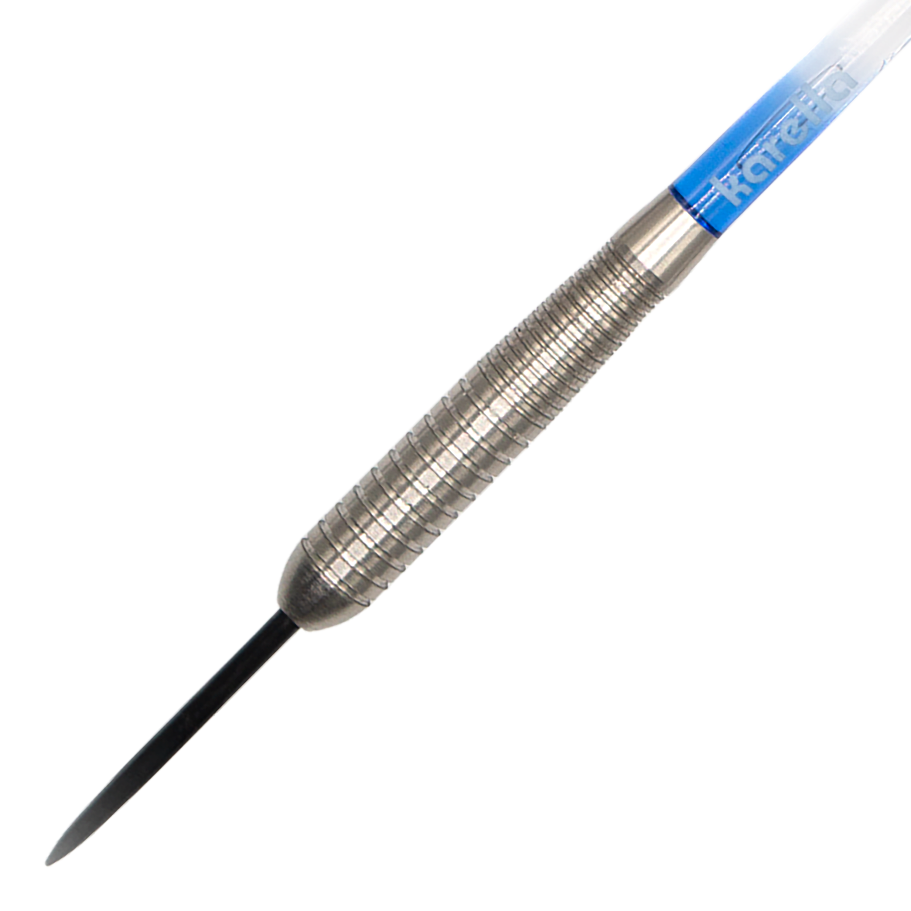 Das Bild zeigt die Karella Comic Line CL-4 Steeldarts - 23g. Diese Darts sind für präzises Werfen entwickelt.