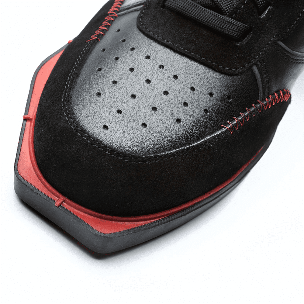 Triple20 Dartschuhe Leder - Schwarz Rot