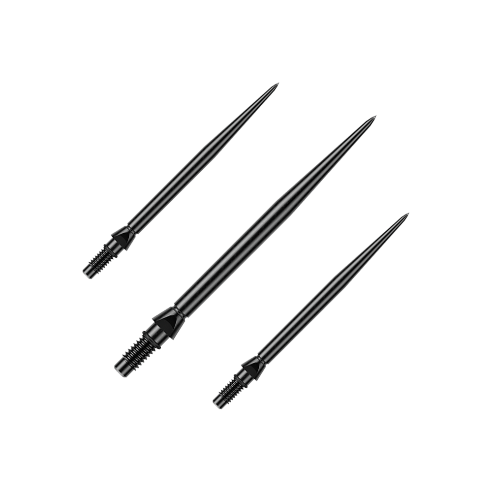 Winmau Switch Point Smooth Steeldartspitzen - Black
