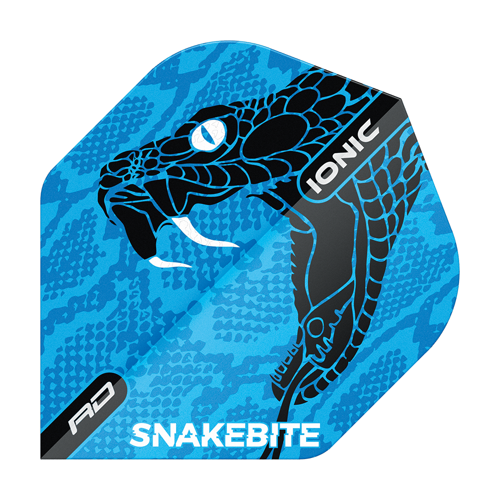 Red Dragon Hardcore Ionic Snakebite Blue Head Standard Flights
