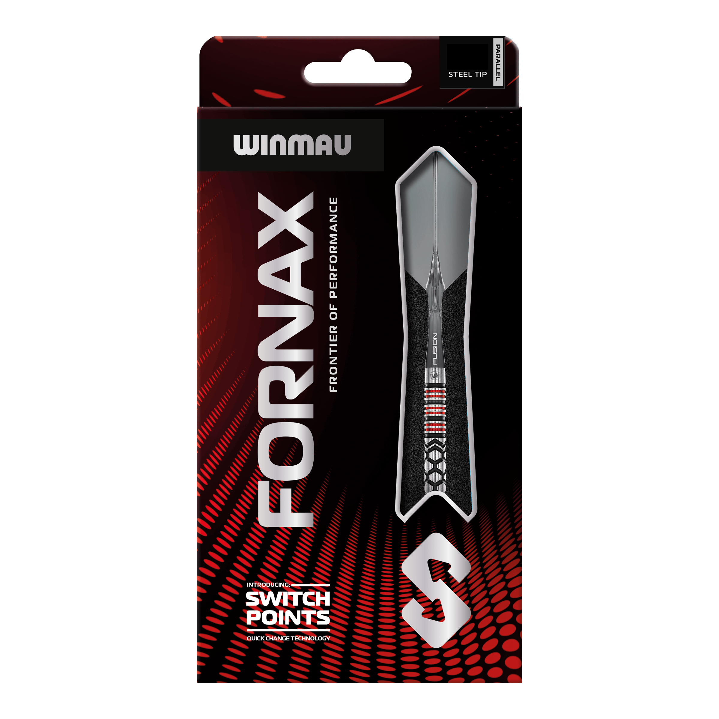 Winmau Fornax Parallel Switch Point Steeldarts Winmau Fornax Parallel Switch Point Steeldarts werden auf diesem Bild gezeigt. Es handelt sich um hochwertige Steeldarts für Präzision und Kontrolle.