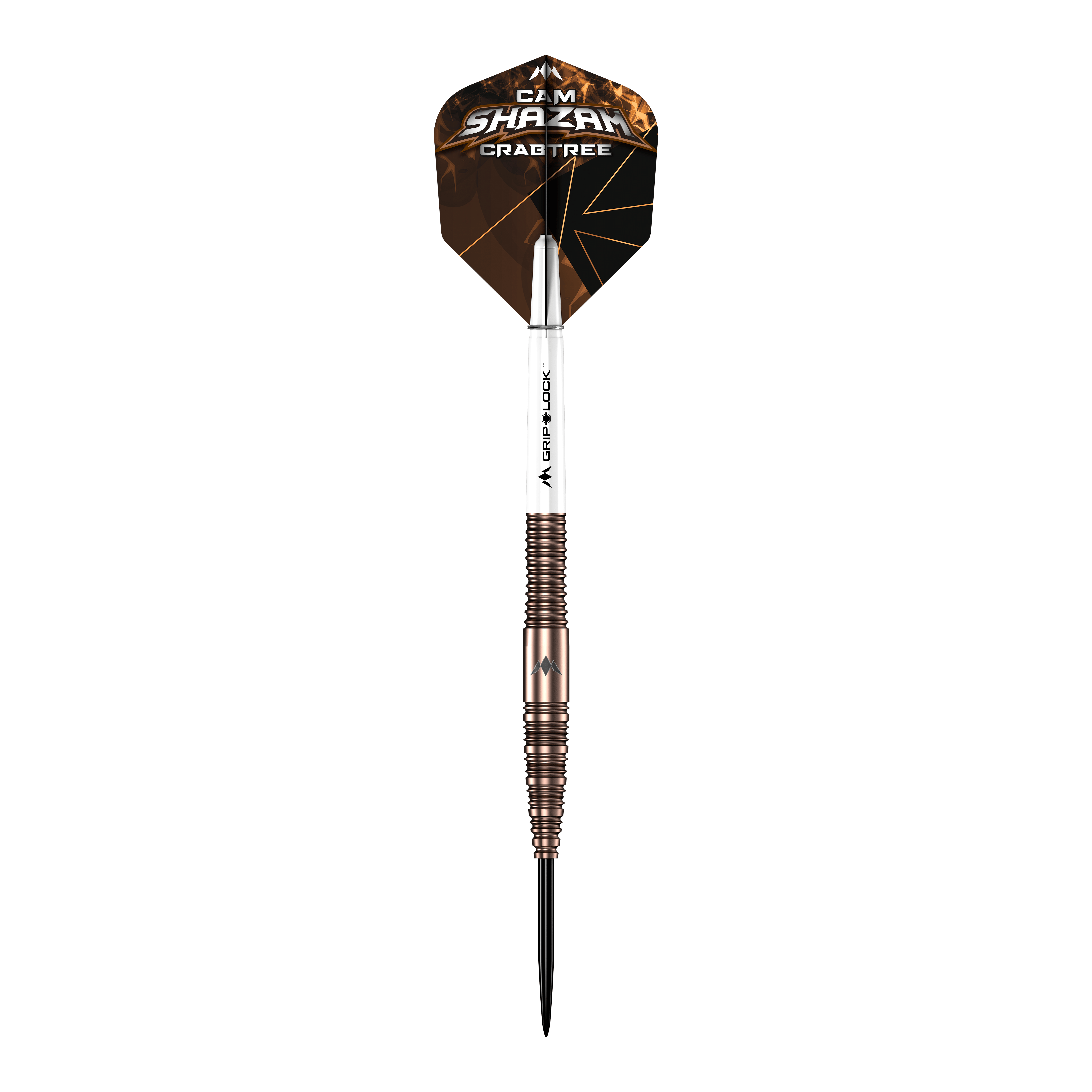 Mission Cam Crabtree V2 95% Tungsten Steeldarts Mission Cam Crabtree V2 Steeldarts in Einzelansicht sind auf diesem Bild zu sehen. Es zeigt den Dart aus einer anderen Perspektive.