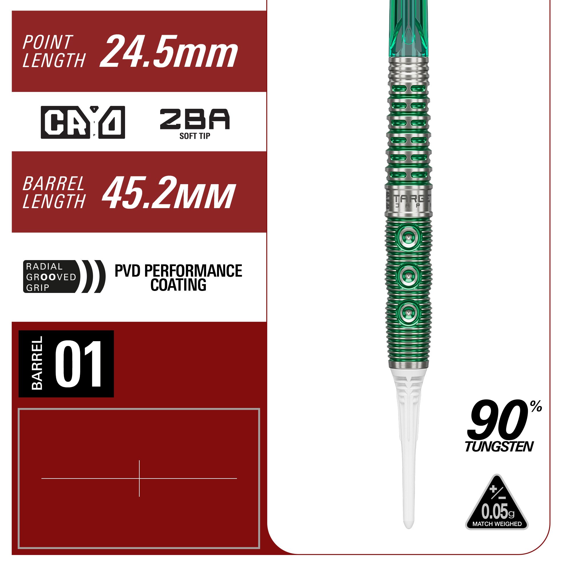 Target Japan Prime Series Motomu Sakai Xeno GEN1 Softdarts - 19g Hier sind die Target Japan Prime Series Motomu Sakai Xeno GEN1 Softdarts - 19g abgebildet. Das Produkt ist ideal für Präzision und Leistung beim Dartspiel.