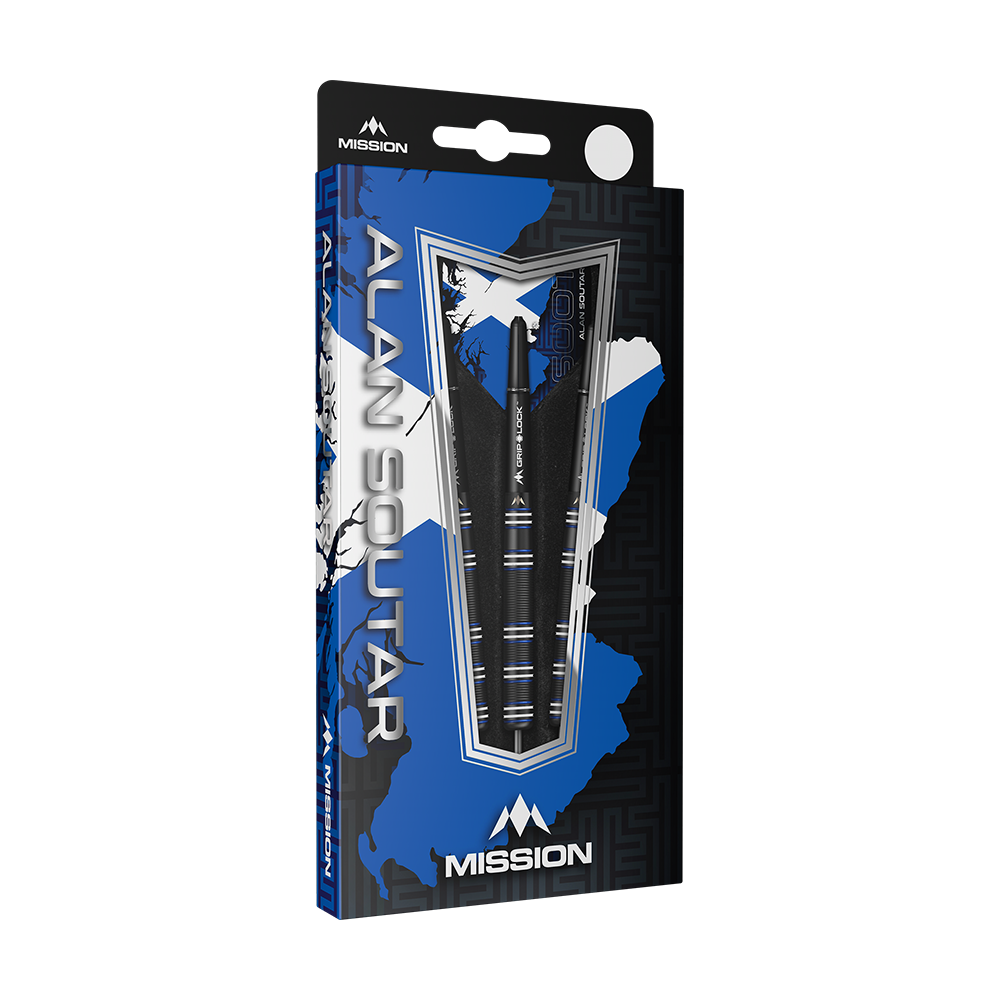 Mission Alan Soutar Black Titanium Steeldarts - 24g