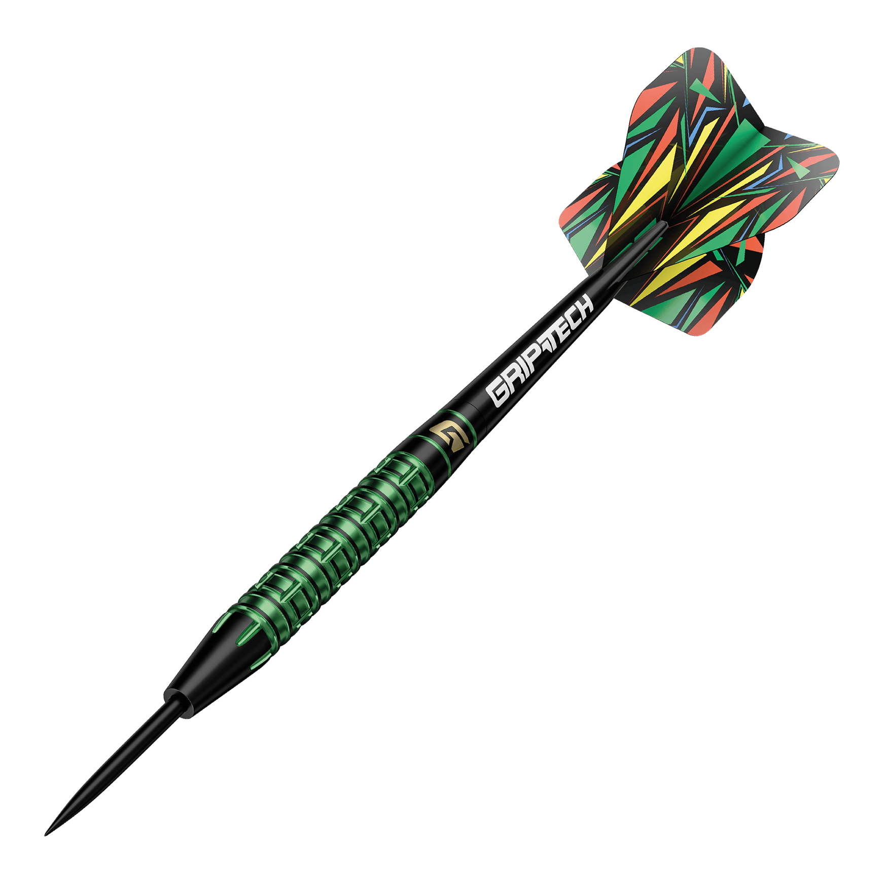 GOAT Athlete Green Tungsten Steeldarts Auf dem Bild sind die GOAT Athlete Green Tungsten Steeldarts zu sehen. Es handelt sich um hochwertige Steeldarts mit grünem Akzent.