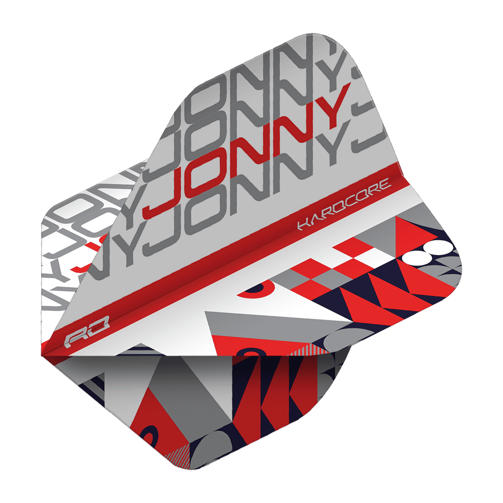 Red Dragon Hardcore Jonny White Red Standard Flights