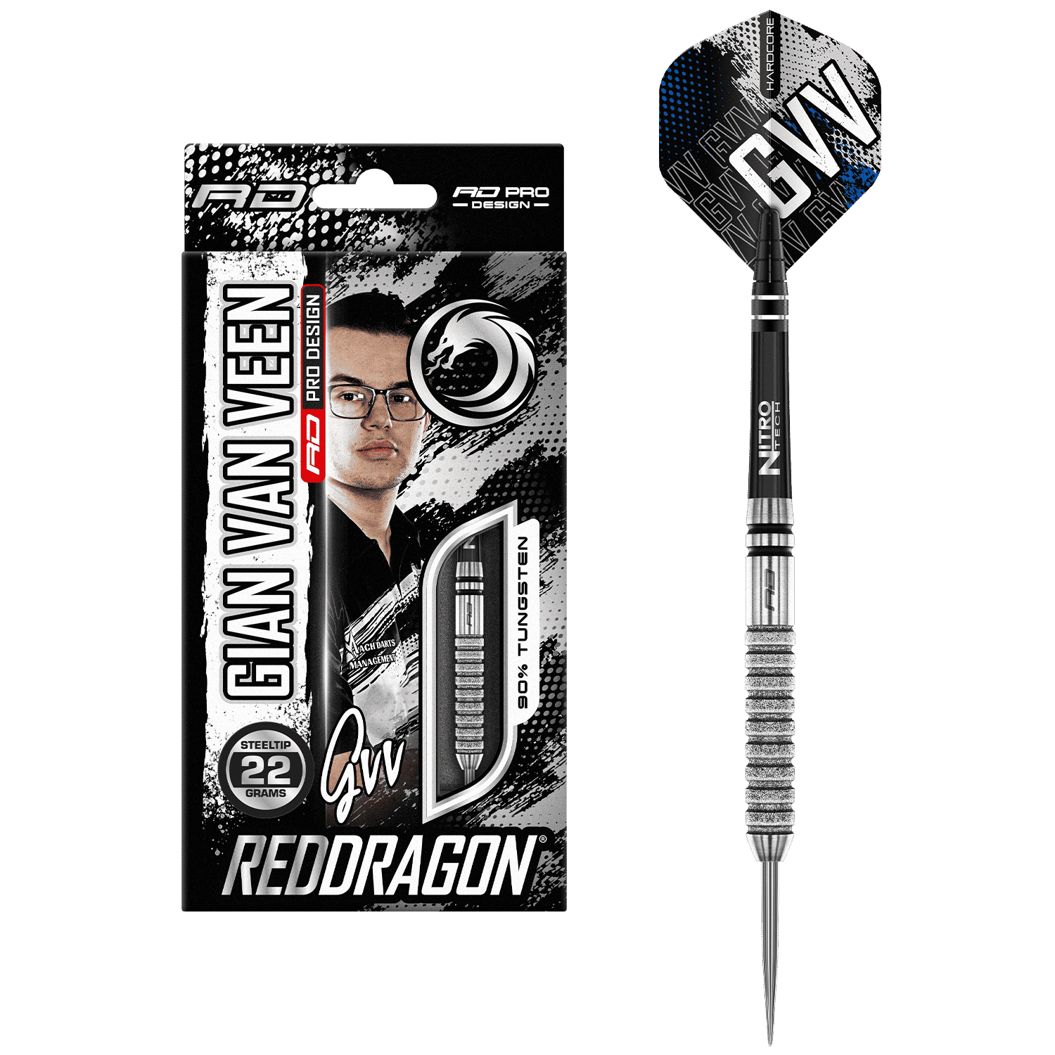 Red Dragon Gian van Veen Tour Edition Steeldarts