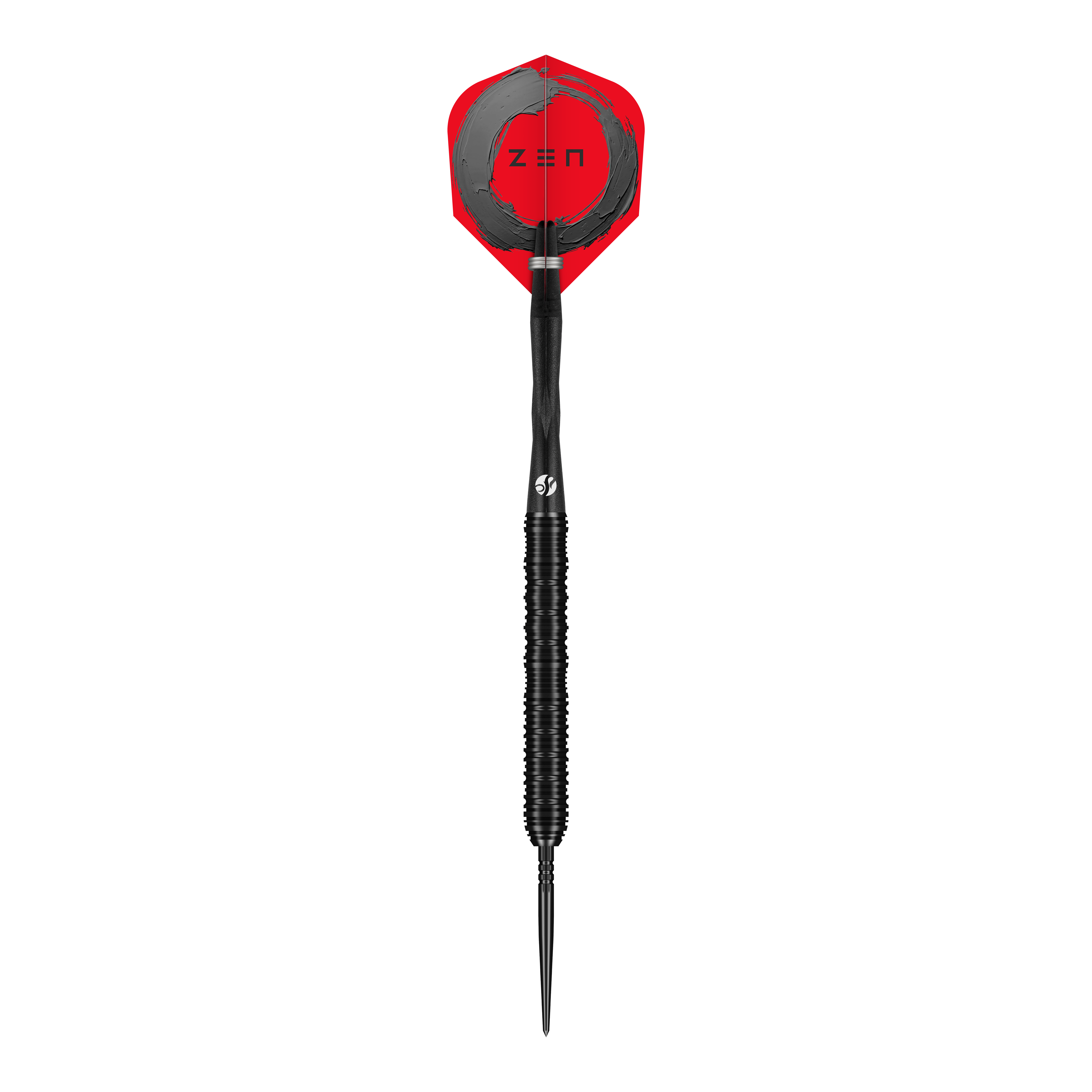 Shot ZEN Straight Turbo Point Steeldarts - 23g Gezeigt werden die Shot ZEN Straight Turbo Point Steeldarts mit 23g Gewicht. Sie sind ideal für Spieler, die Wert auf Balance und Präzision legen.