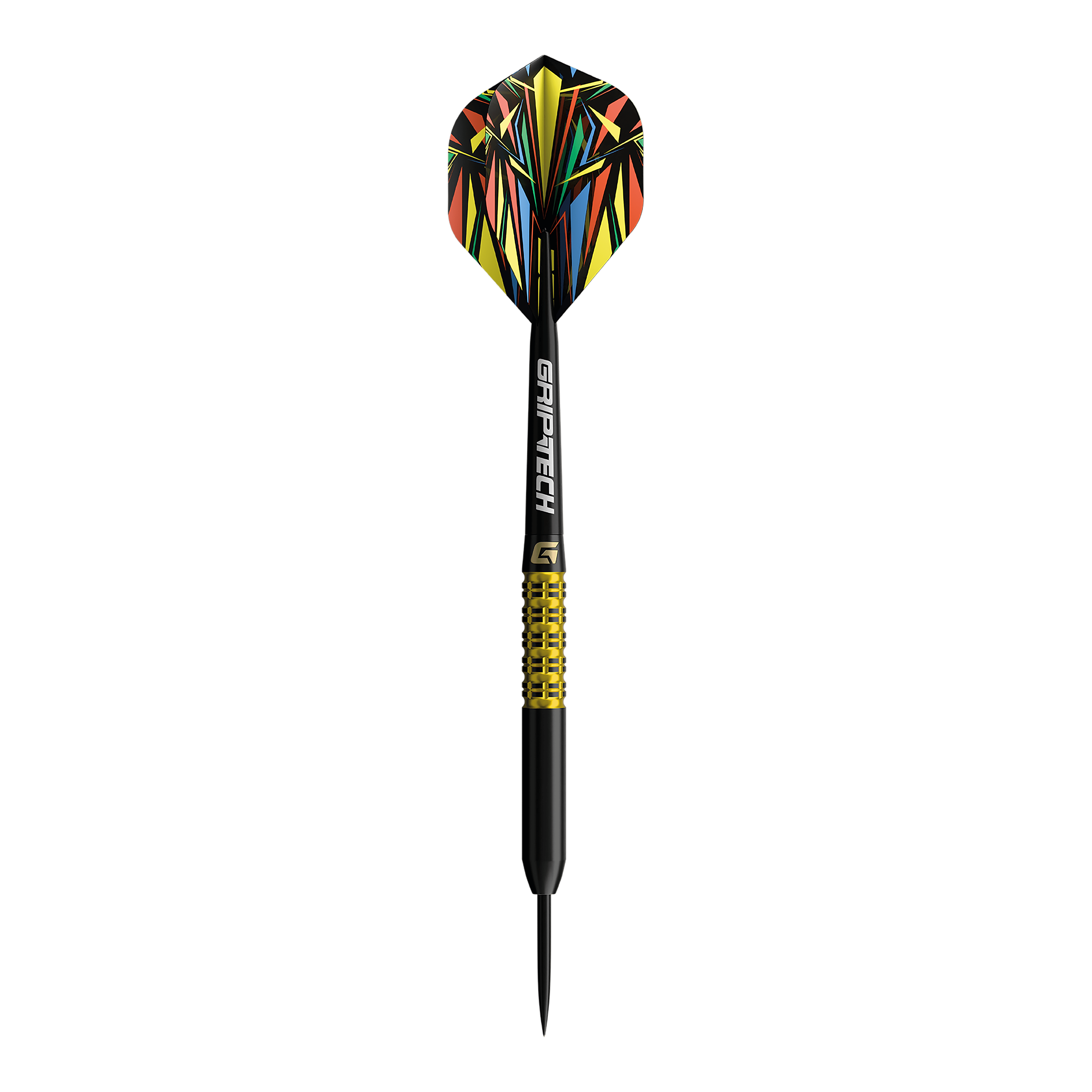 GOAT Athlete Yellow Tungsten Steeldarts Zu sehen ist ein gelber Tungsten-Steeldart. Die Bezeichnung im Dateinamen lautet 'GD7000770 GOAT Athlete Yellow Tungsten Steeldarts 1'.