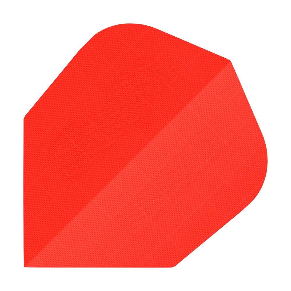 Nylon-Stoff No6 Flights Das Bild zeigt einen Nylon-Stoff No6 Flight in Neonorange. Es ist ein Zubehörteil für Dartpfeile.