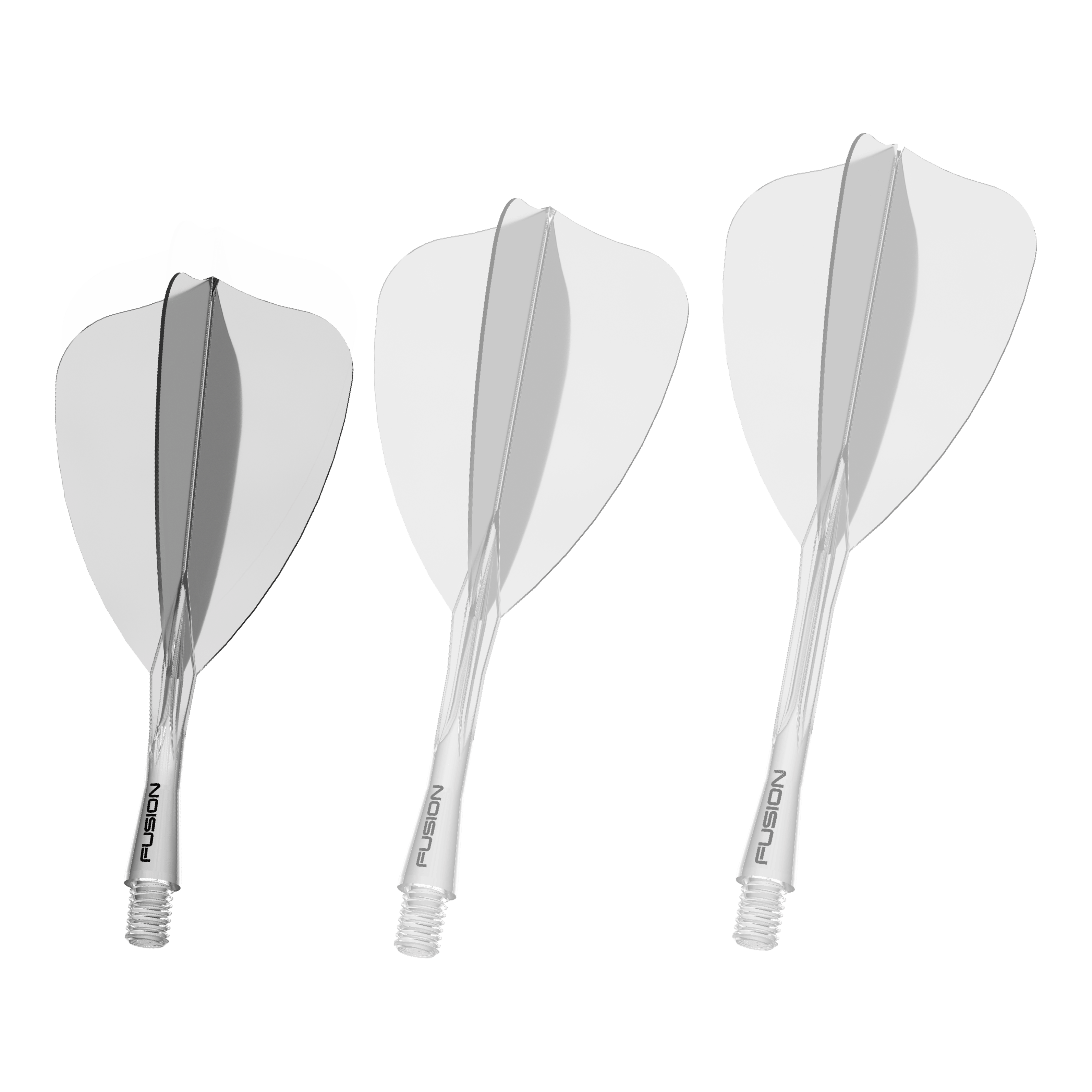 Winmau Fusion Flight-Shaft-System Arrow Clear Zu sehen ist das Winmau Fusion Flight Shaft System Arrow in klarer Ausführung mit einer Länge von 22mm. Es ist speziell zum Einsatz an Dartpfeilen bestimmt.