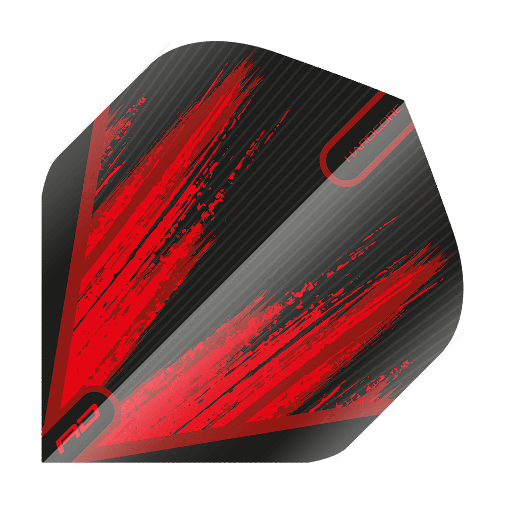 Red Dragon Hardcore Black Red V2 Standard Flights