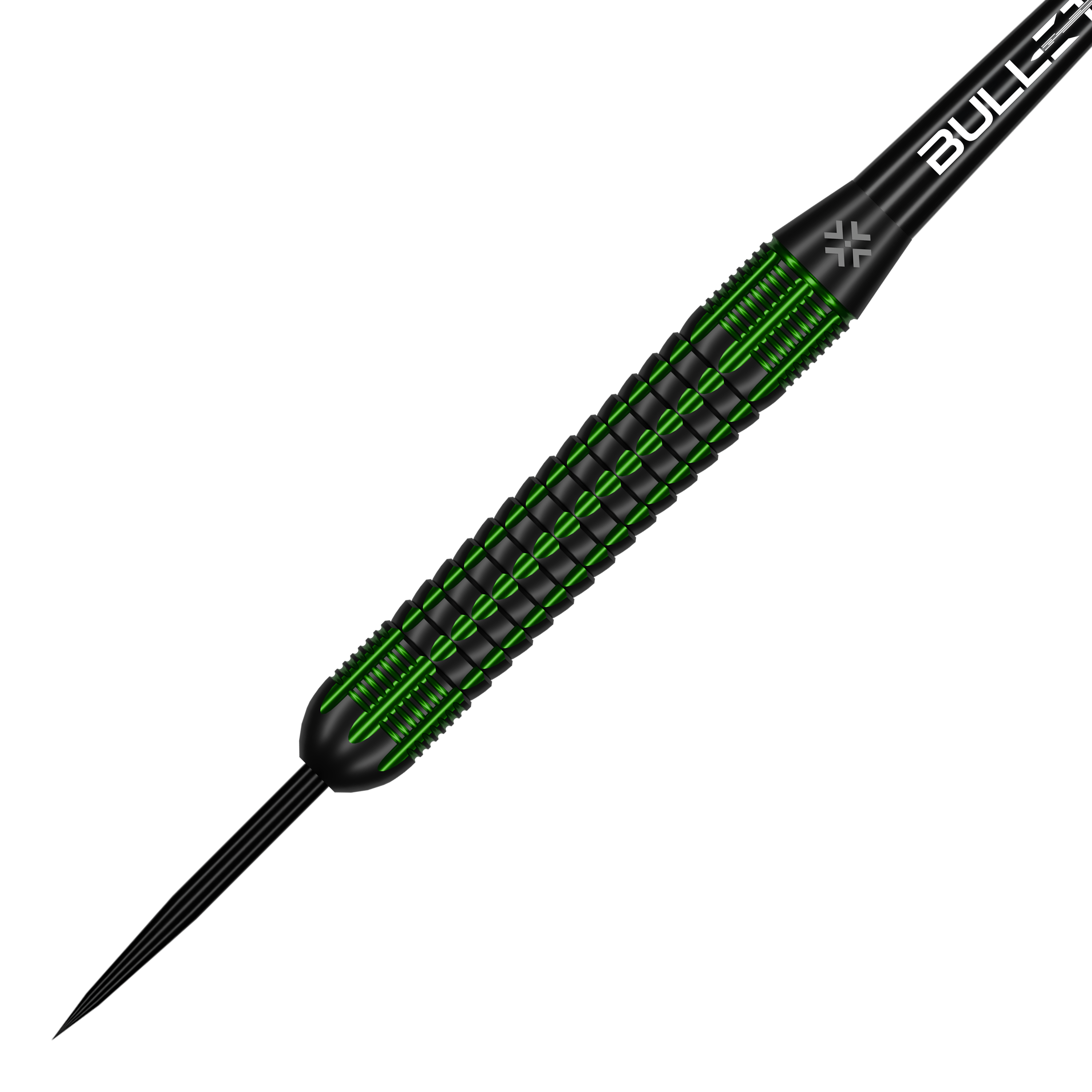 Das Produkt Bullet Gator Brass Steeldarts - 22g wird dargestellt. Diese Darts eignen sich für das Steeldarts-Spiel.
