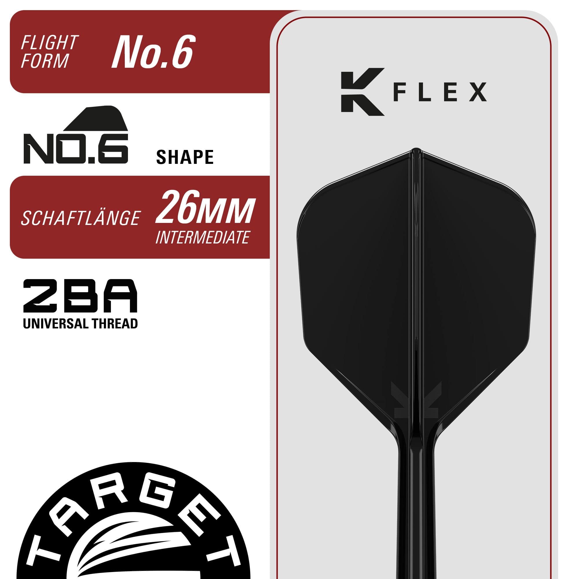 Target Black Marque Blaze Softdarts - 18g Zu sehen sind die Target Black Marque Blaze Softdarts in der 18g Variante. Sie bieten ein elegantes Design und sind für Softdart-Spieler geeignet.