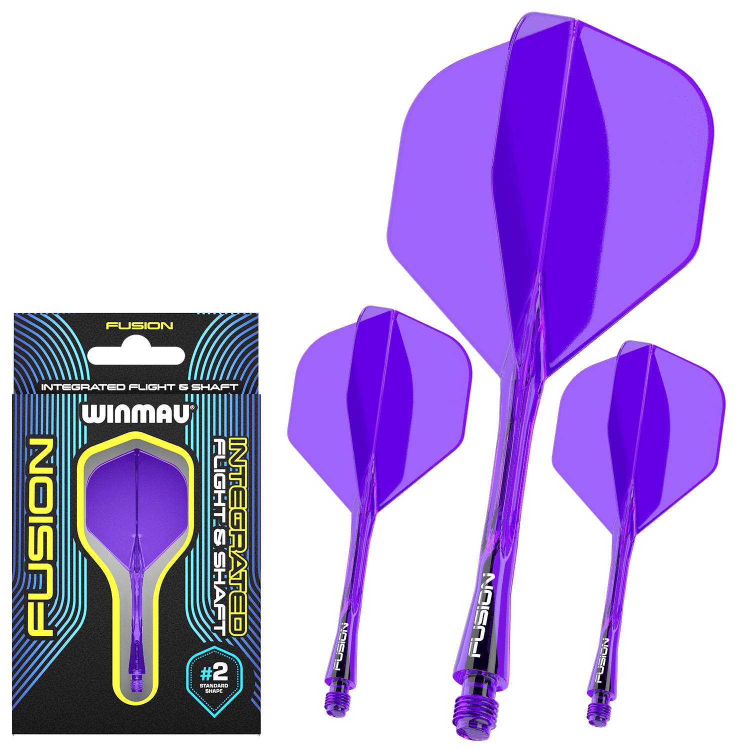 Winmau Fusion Flight-Shaft-System No2 lila