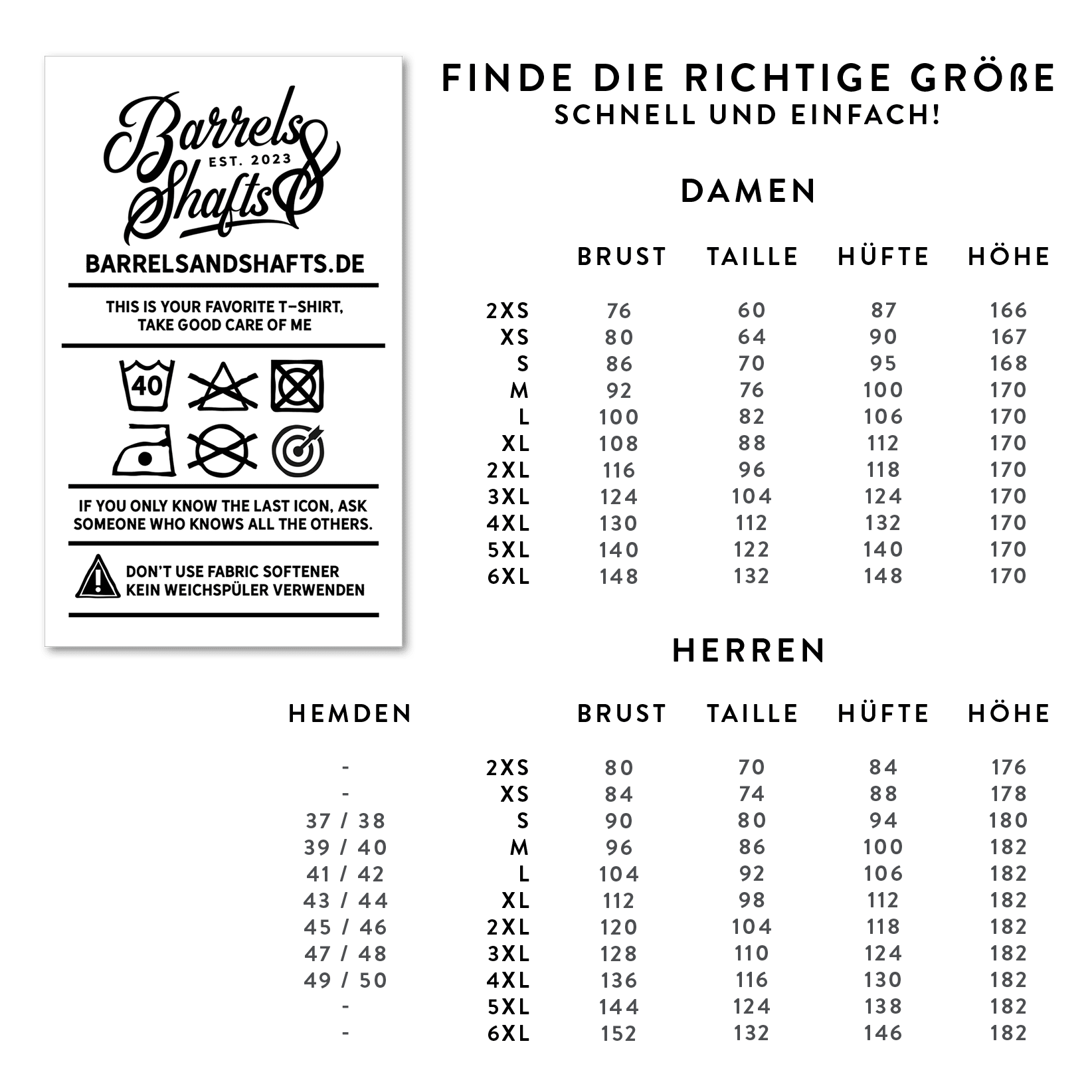 Barrels and Shafts T-Shirt - Graphit Grau