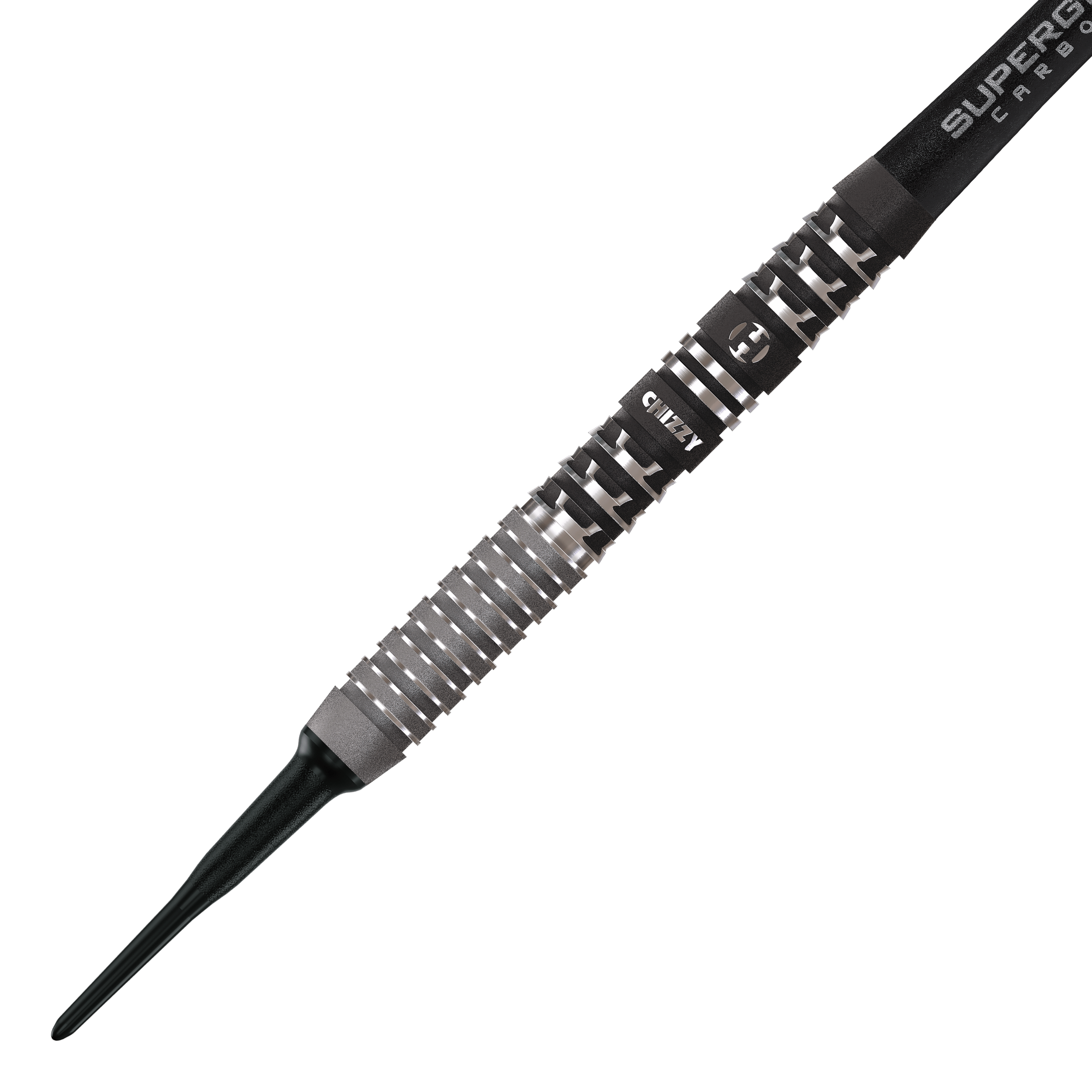 Harrows Dave Chisnall Chizzy Series 4 Softdarts Das Bild zeigt die Harrows Dave Chisnall Chizzy Series 4 Softdarts. Dies sind spezielle Softdarts, entworfen für präzises Werfen.