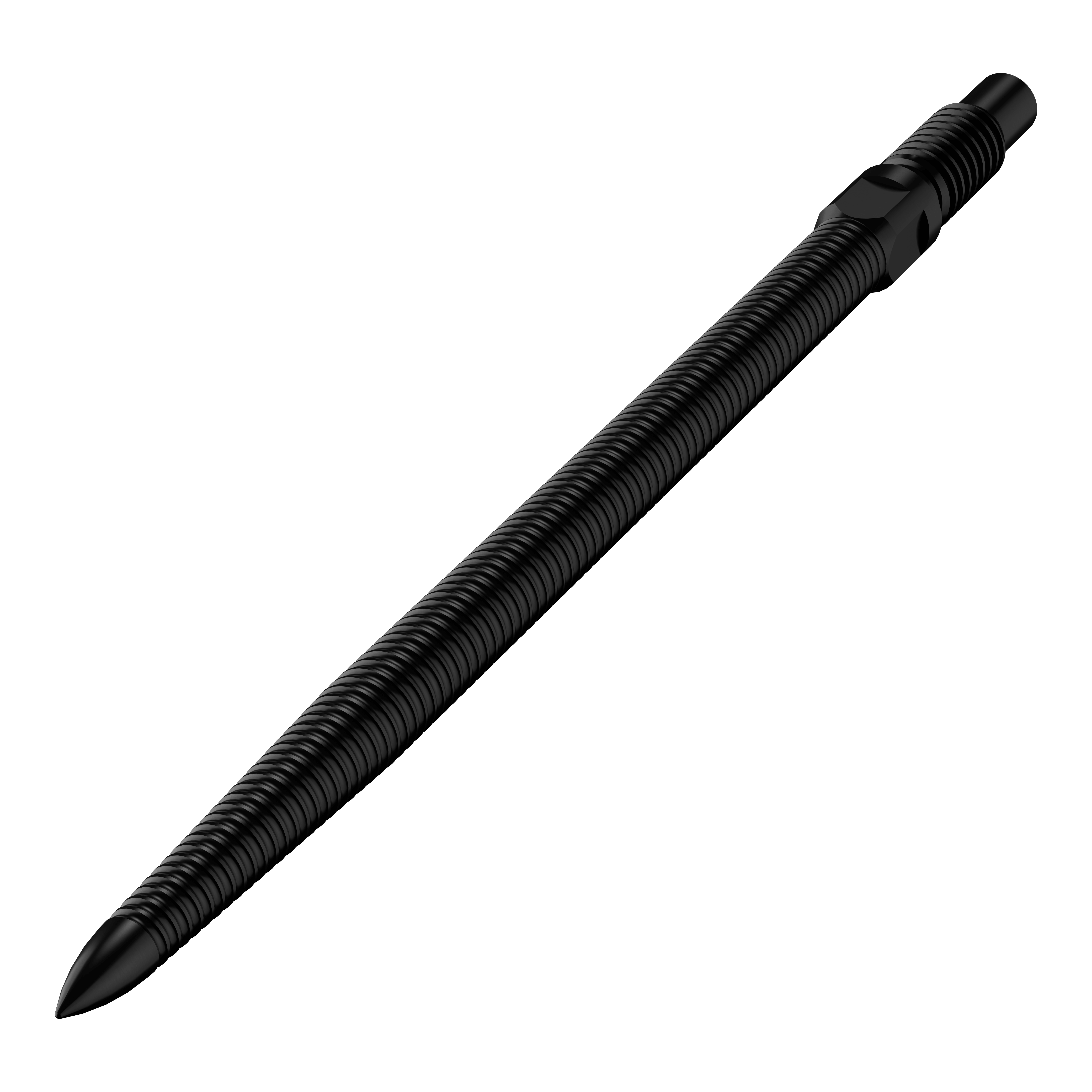 Bulls NL Convertible Point Dartspitzen - Micro Grip - Schwarz Hier sieht man das Produkt BU57705_BullsNL_Convertible_Points_MicroGrip_Schwarz_36mm_2. Es zeigt schwarze umwandelbare Dartspitzen mit MicroGrip und einer Länge von 36 mm.