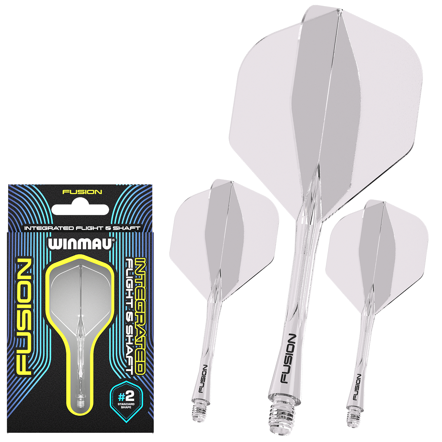 Winmau Fusion Flight-Shaft-System No2 clear