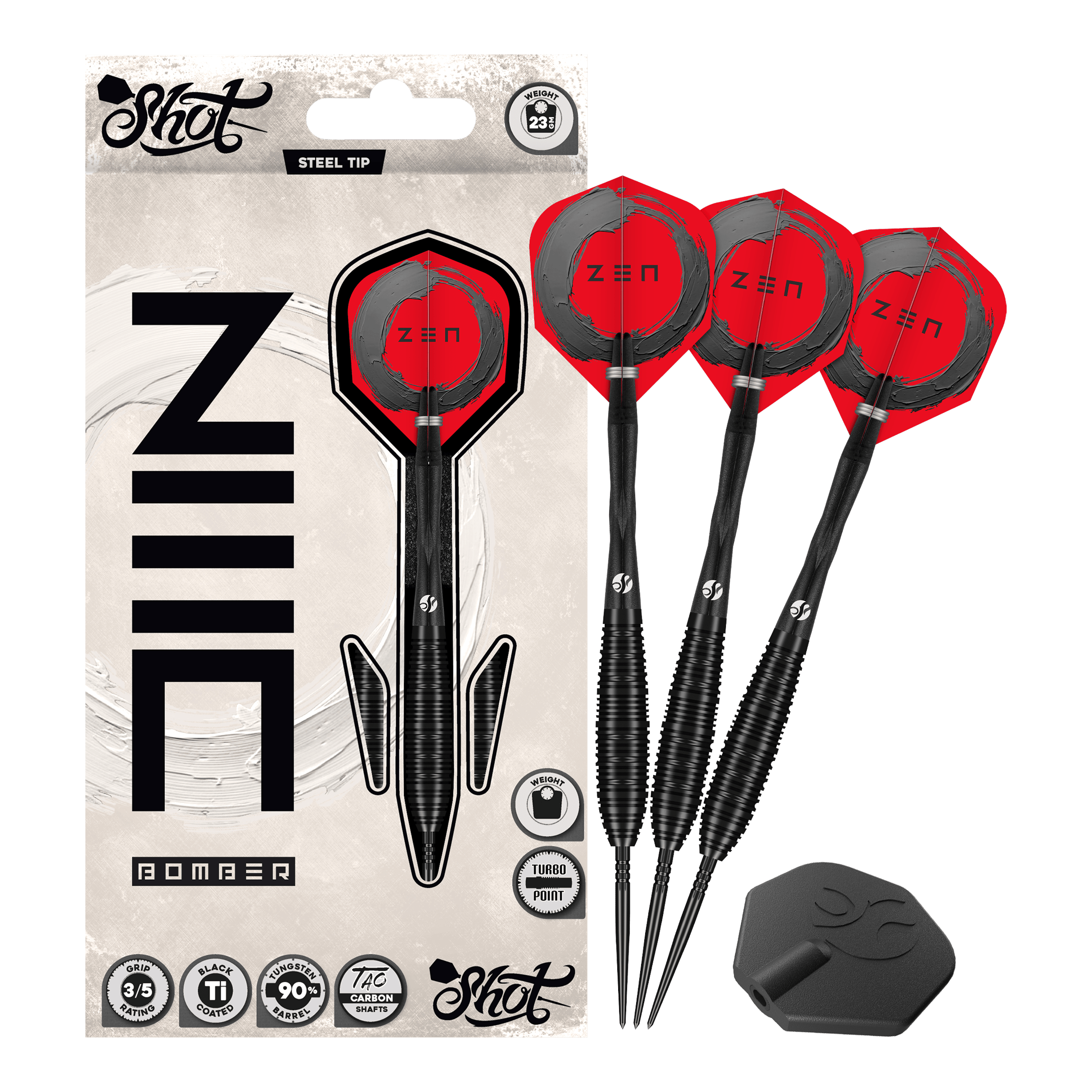 Shot ZEN Bomber Turbo Point Steeldarts Shot ZEN Bomber Turbo Point Steeldarts