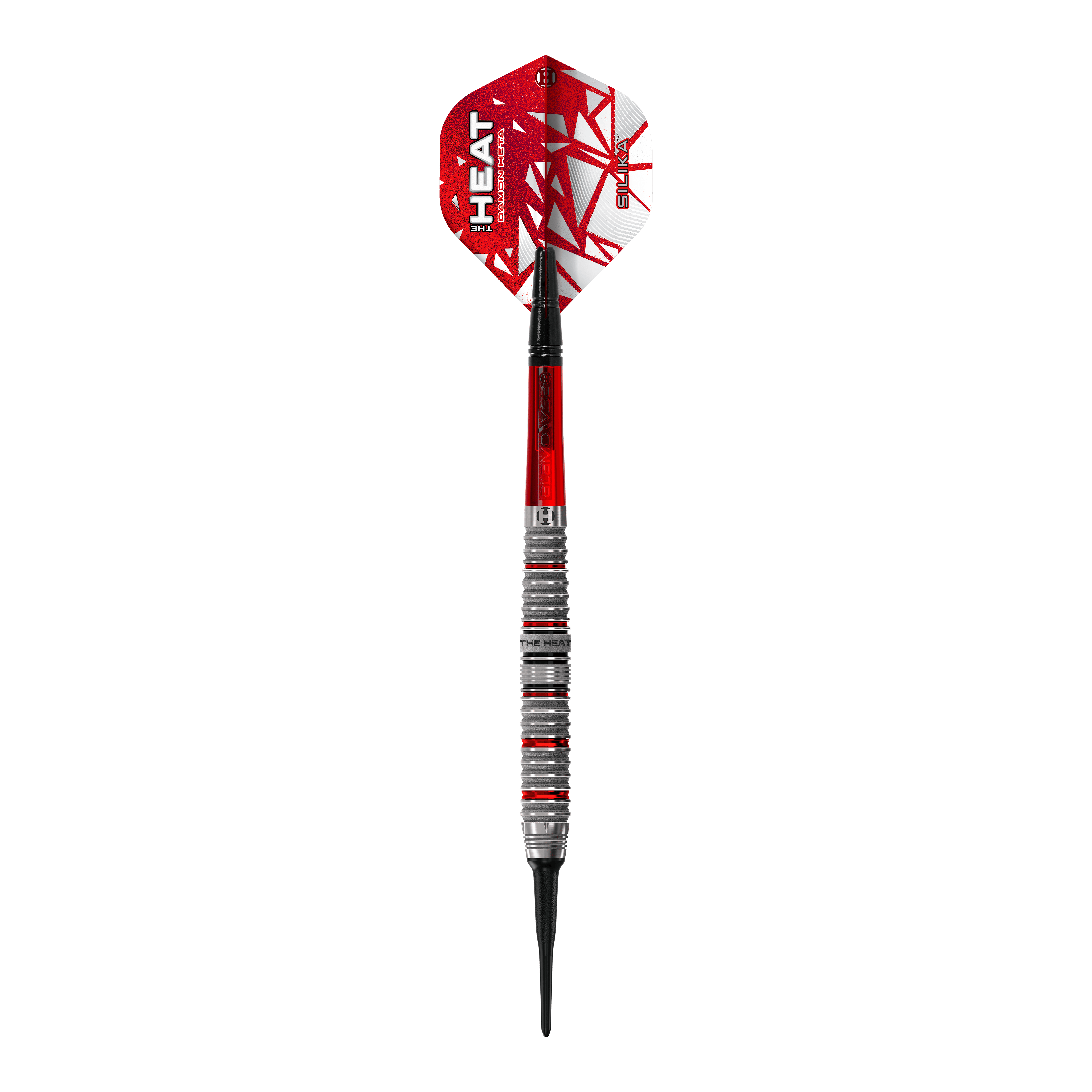 Harrows Damon Heta Series 4 Softdarts Abgebildet sind die Harrows Damon Heta Series 4 Softdarts. Diese Softdarts bieten eine gute Balance und Präzision.