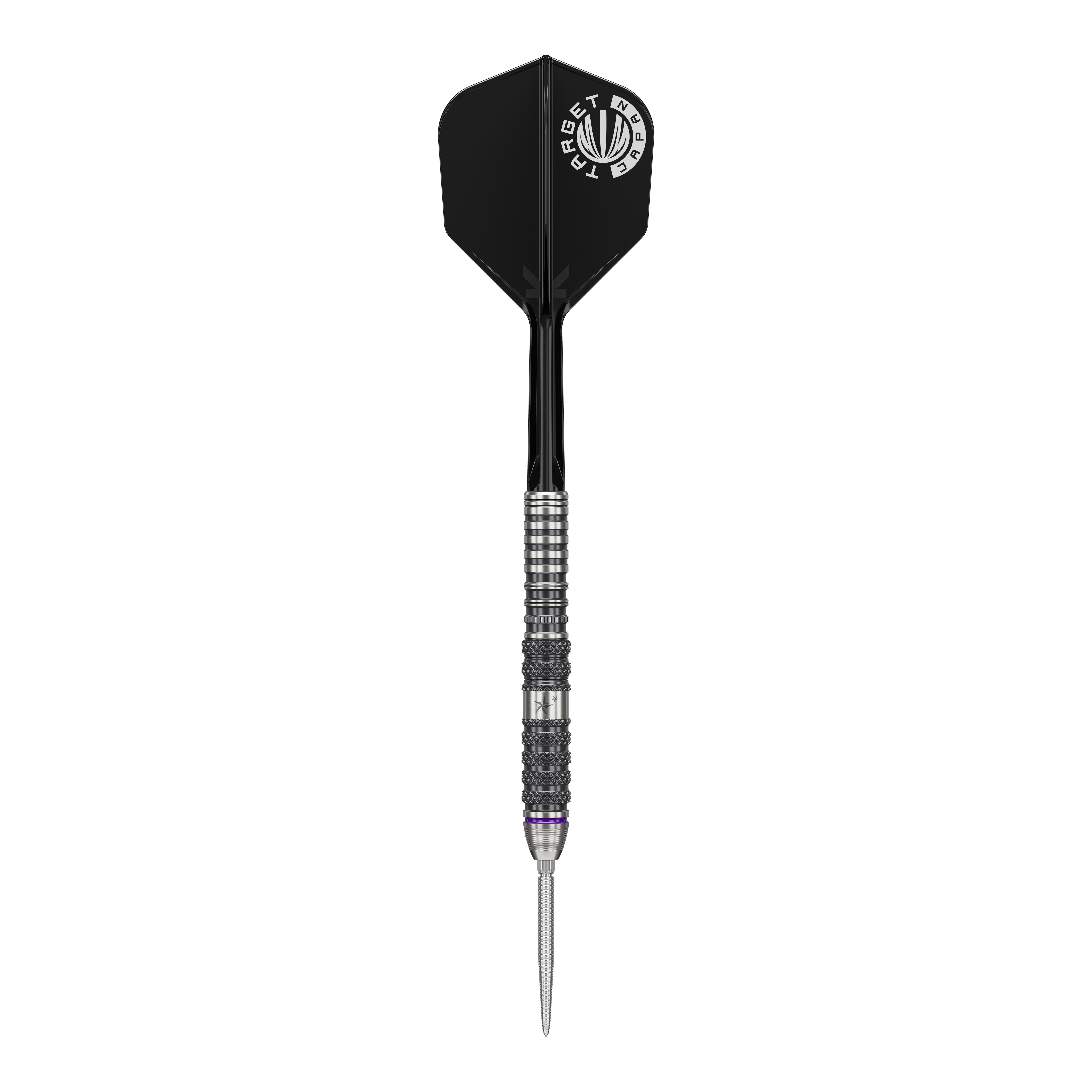 Abgebildet sind die Target Japan Yuta Hayashi Sirius Swiss Point Steeldarts mit 23g. Diese Steeldarts bieten eine präzise Flugeigenschaft für Dartspieler.