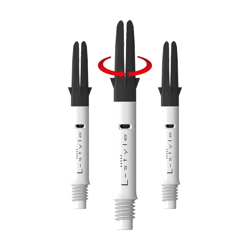 L-Style L-Shaft Carbon Silent Straight - Weiß