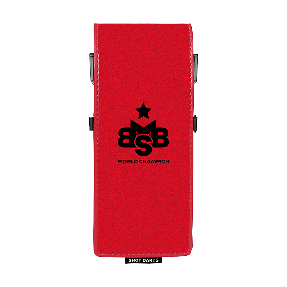 Shot Michael Smith World Champion Drop-In Dartcase - Rot Shot Michael Smith World Champion Drop-In Dartcase - Rot