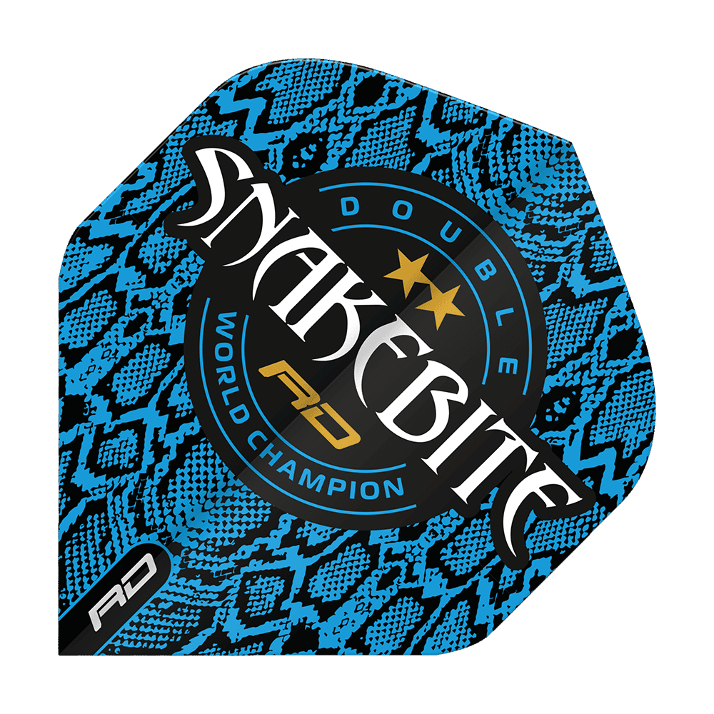 Red Dragon Hardcore Snakebite Double World Champion Blue Skin Standard Flights