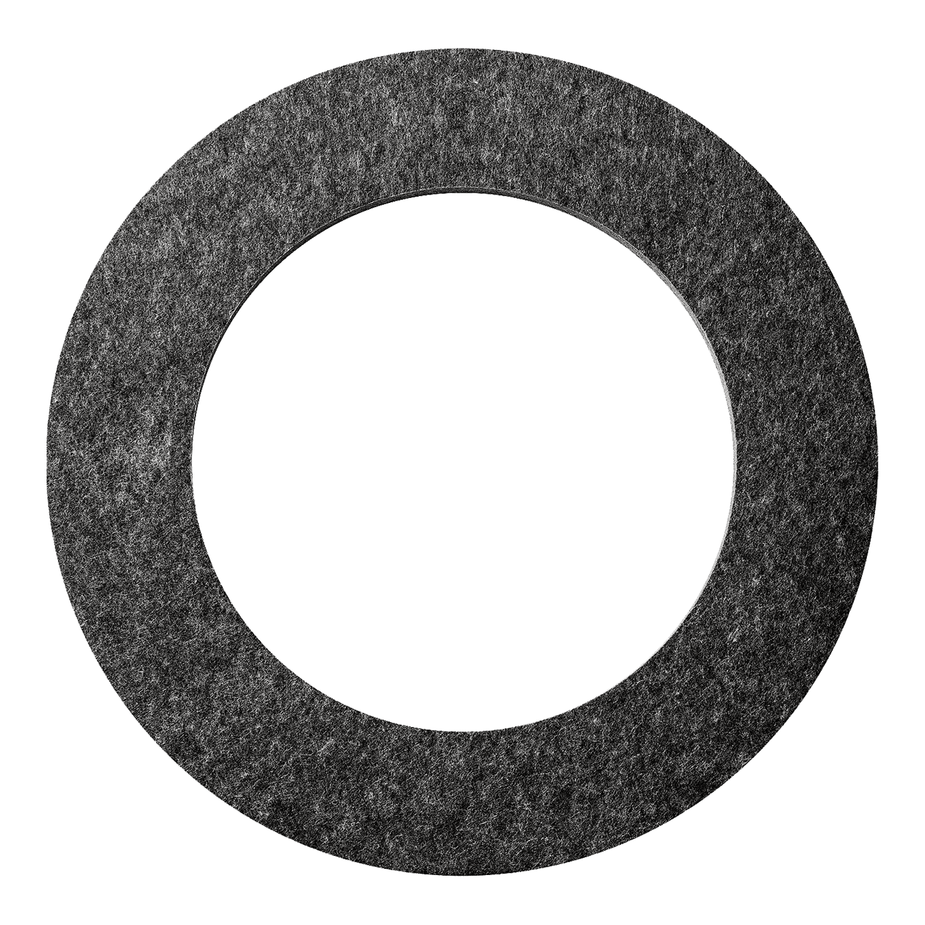 Das Bild zeigt die Karella Ultimo Steeldartboard Surround. Es handelt sich um einen runden, schwarzen Schutzring für eine Dartscheibe.