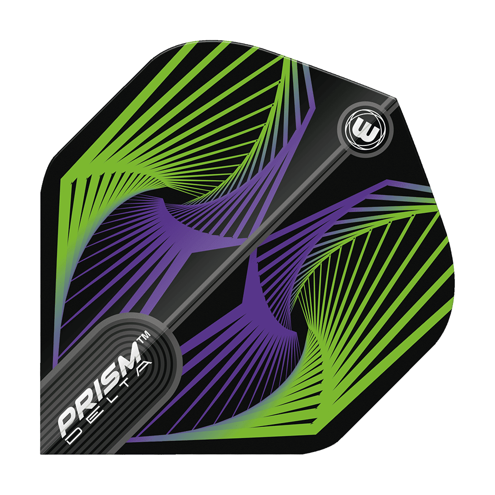 Winmau Prism Delta Spiral GreenBlue Standard Flights