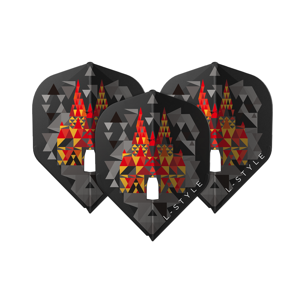 Die L-Style Florian Hempel Signature V2 L1PRO Black Flights sind Dartflights in schwarzem Design. Diese Flights sind ideal für ambitionierte Dartspieler.