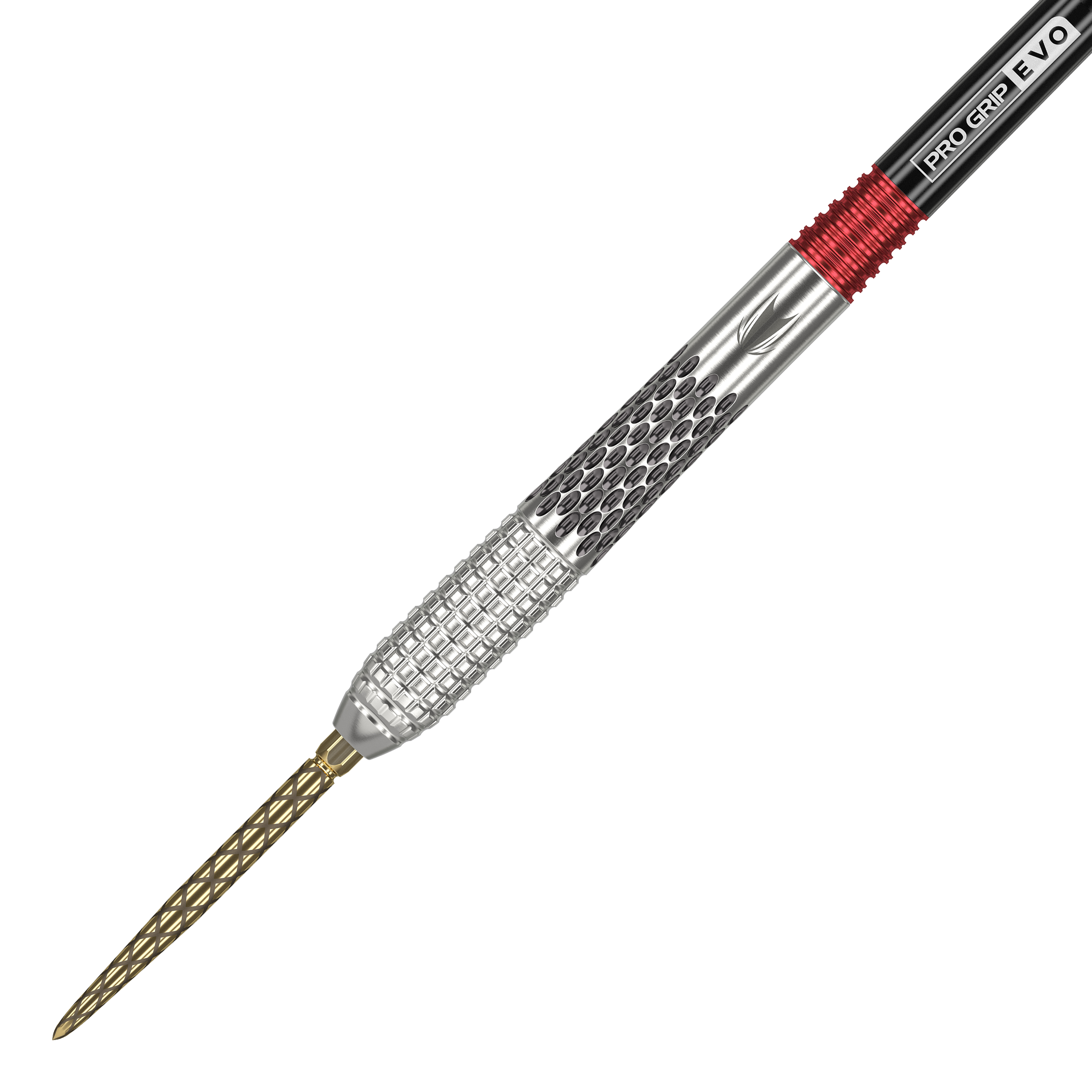 Target Stephen Bunting GEN5 Swiss Point Steeldarts Das Bild zeigt einen Target Stephen Bunting GEN5 Swiss Point Steeldart. Der Dartpfeil hat eine silberne Metallspitze und ein modernes, strukturiertes Griffdesign.