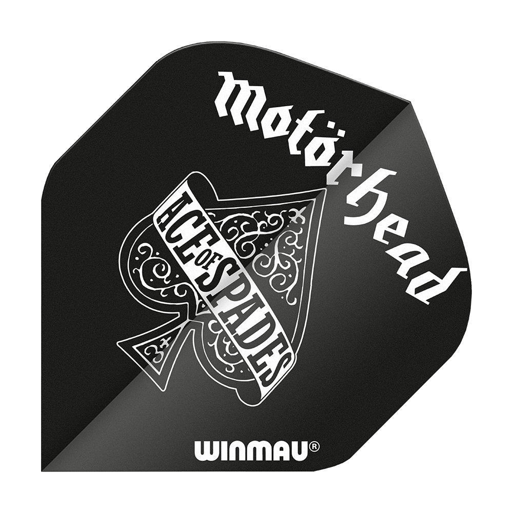 Winmau Rockstar Legends Motörhead Ace of Spades Standard Flights Winmau Rockstar Legends Motörhead Ace of Spades Standard Flights