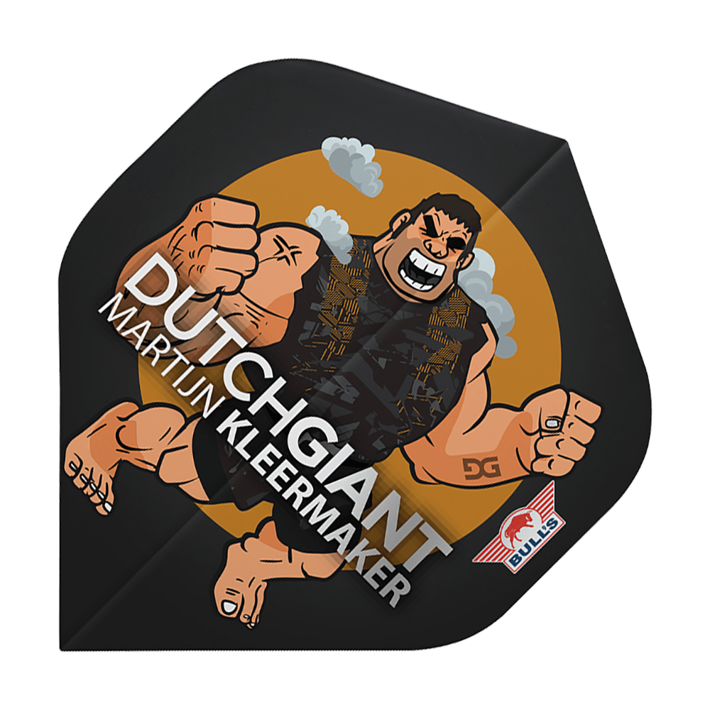 Bulls NL Player 100 Martijn Kleermaker Cartoon No2 Standard Flights Bulls NL Player 100 Martijn Kleermaker Cartoon No2 Standard Flights