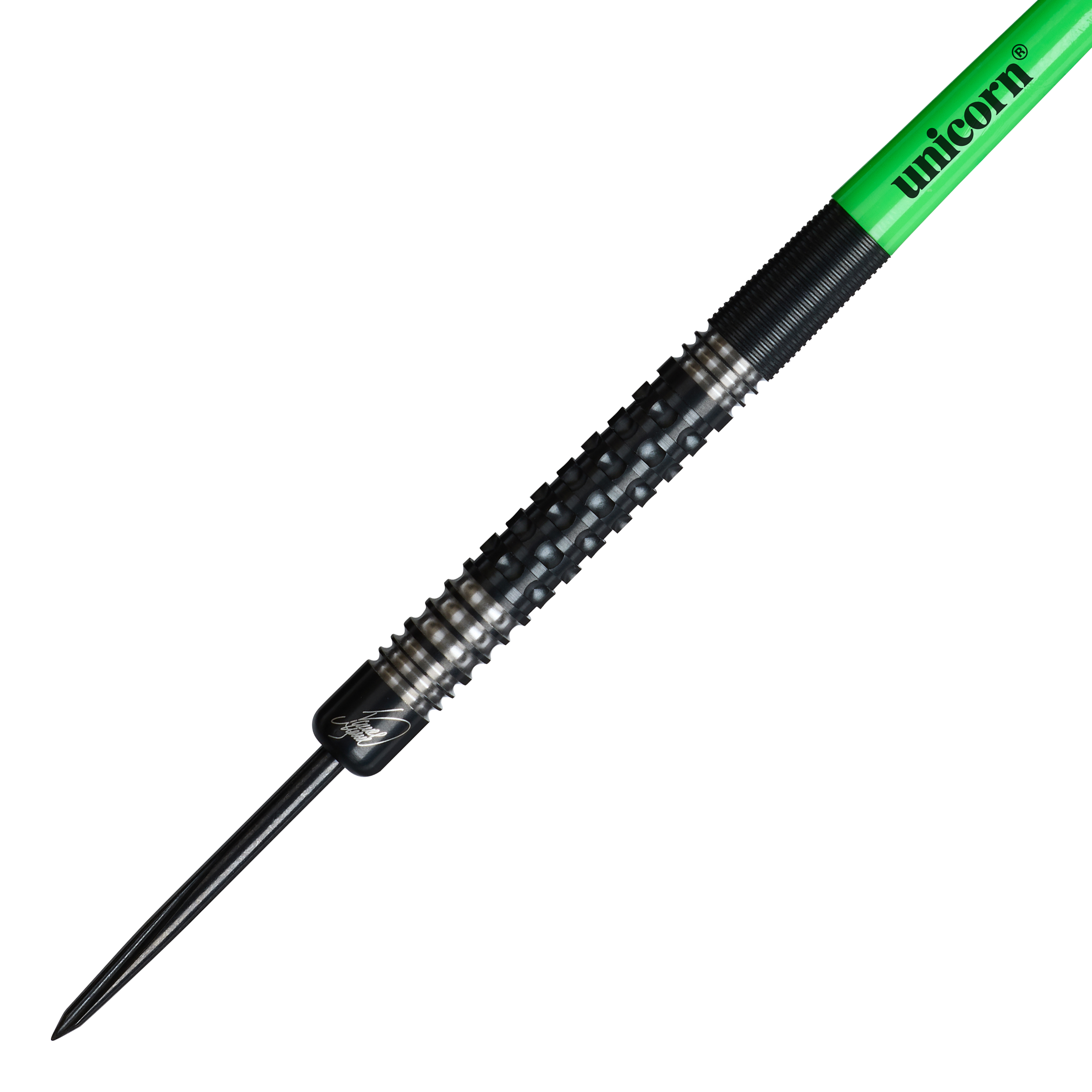 Unicorn Wraith James Wade Steeldarts Auf diesem Bild sind die Unicorn Wraith James Wade Steeldarts zu sehen. Diese Darts sind besonders für professionelle Spieler geeignet.