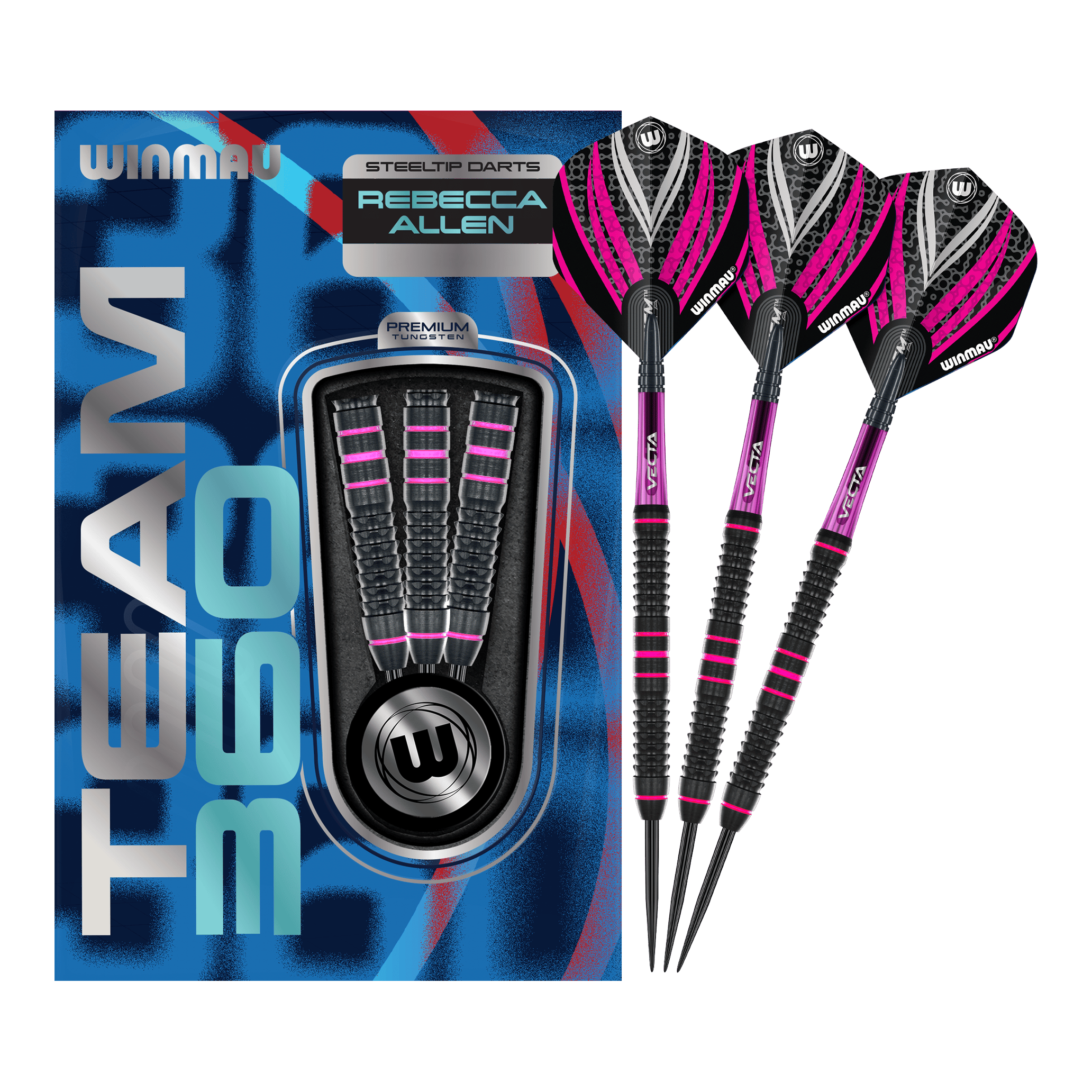 Winmau Team 360 Rebecca Allen Steeldarts - 24g Diese Grafik zeigt die Winmau Team 360 Rebecca Allen Steeldarts - 24g in ihrer vollen Länge. Sie sind für ambitionierte Dartspielerinnen und Dartspieler geeignet.