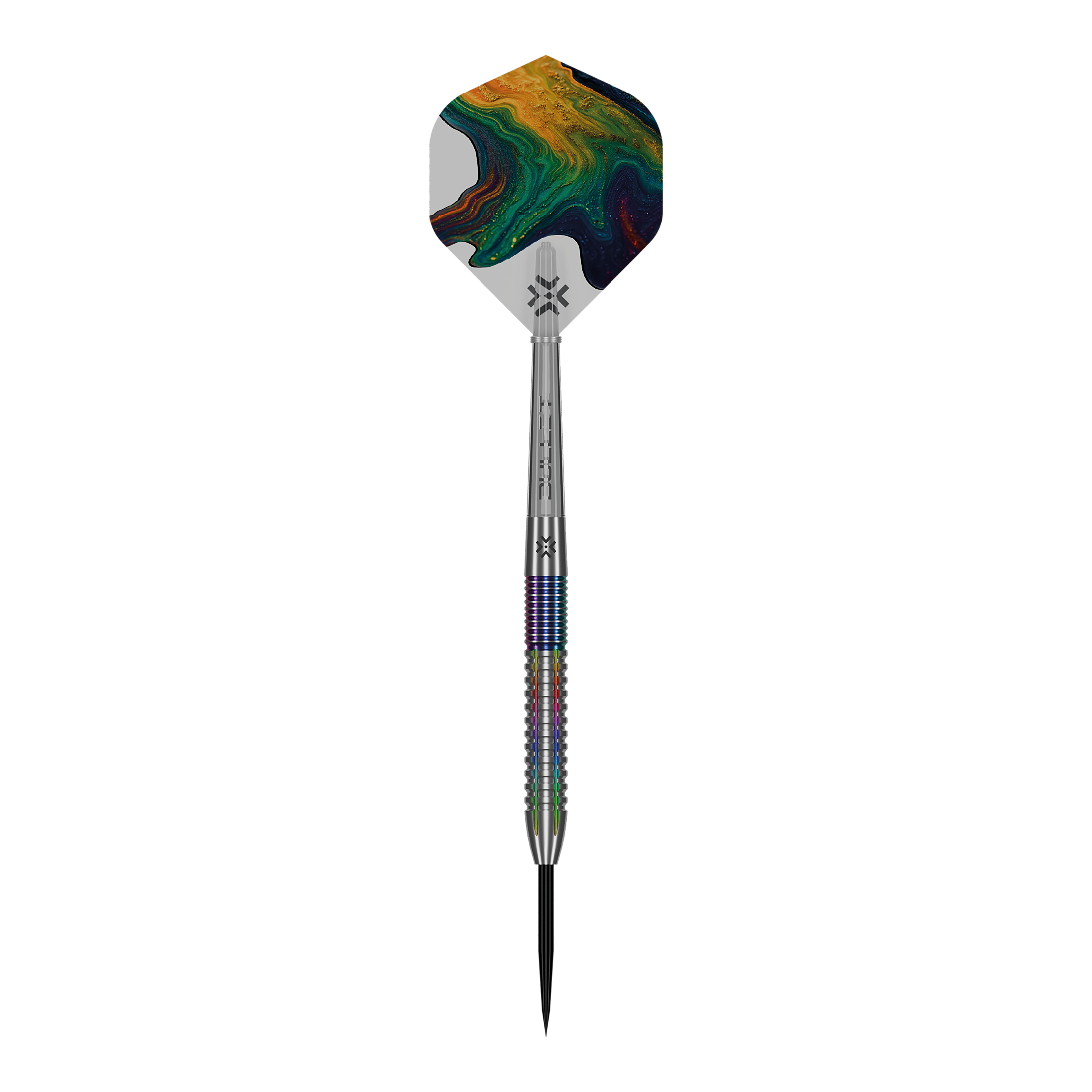 Dieses Bild zeigt die Bullet Diesel V2 Steel Darts. Die Steeldarts eignen sich ideal für ambitionierte Dartspieler.