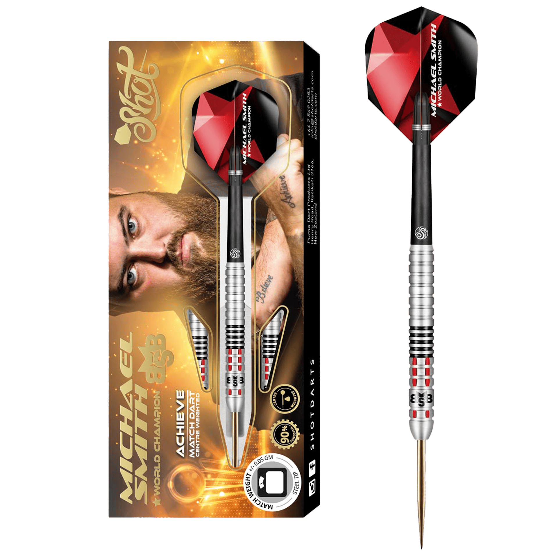 Shot Michael Smith Achieve 90% Steeldarts