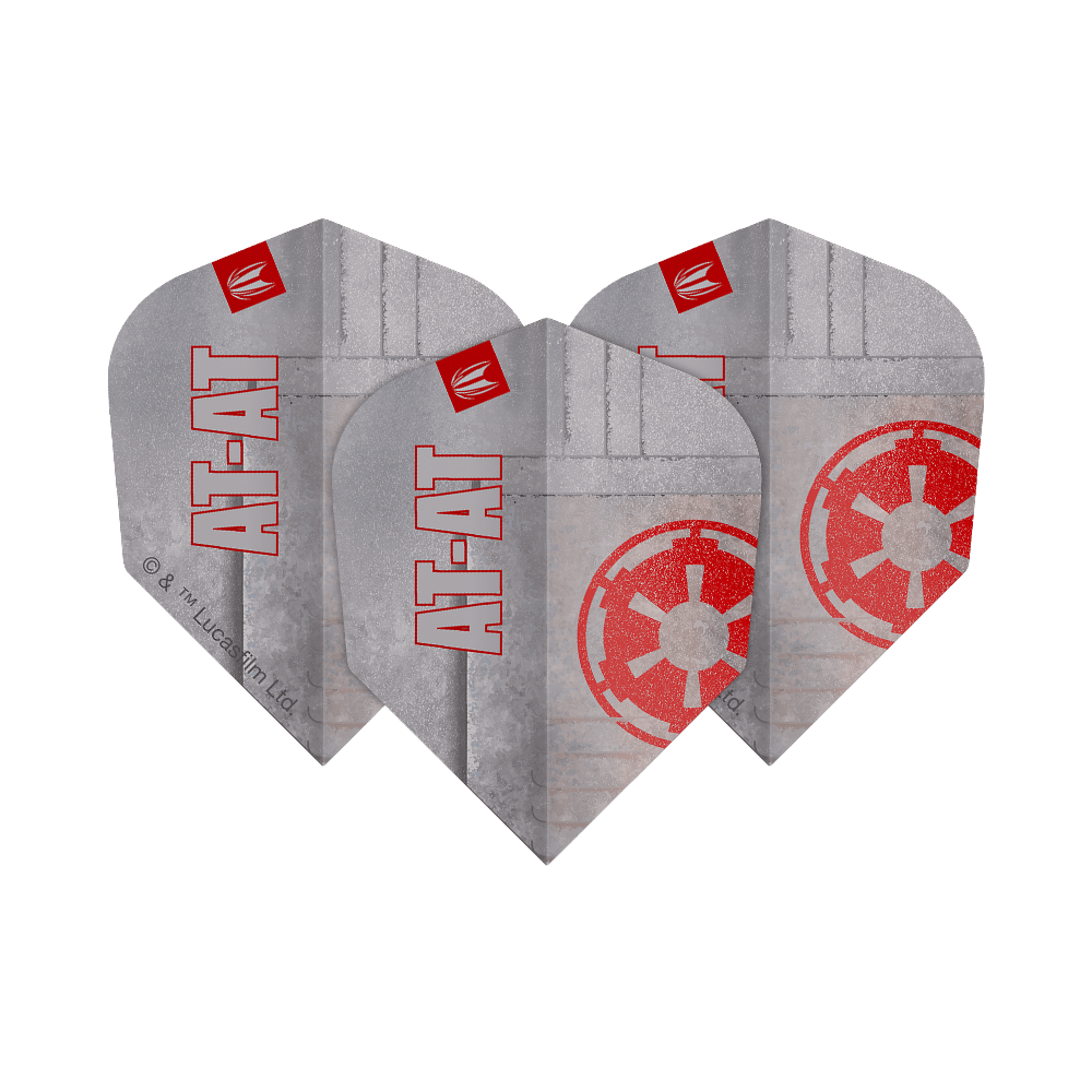 Target Star Wars Pro Ultra AT-AT No6 Flights Dies ist ein Target Star Wars Pro Ultra AT-AT No6 Flights Produkt. Es handelt sich um Flight-Flügel für Darts im Star Wars Design.