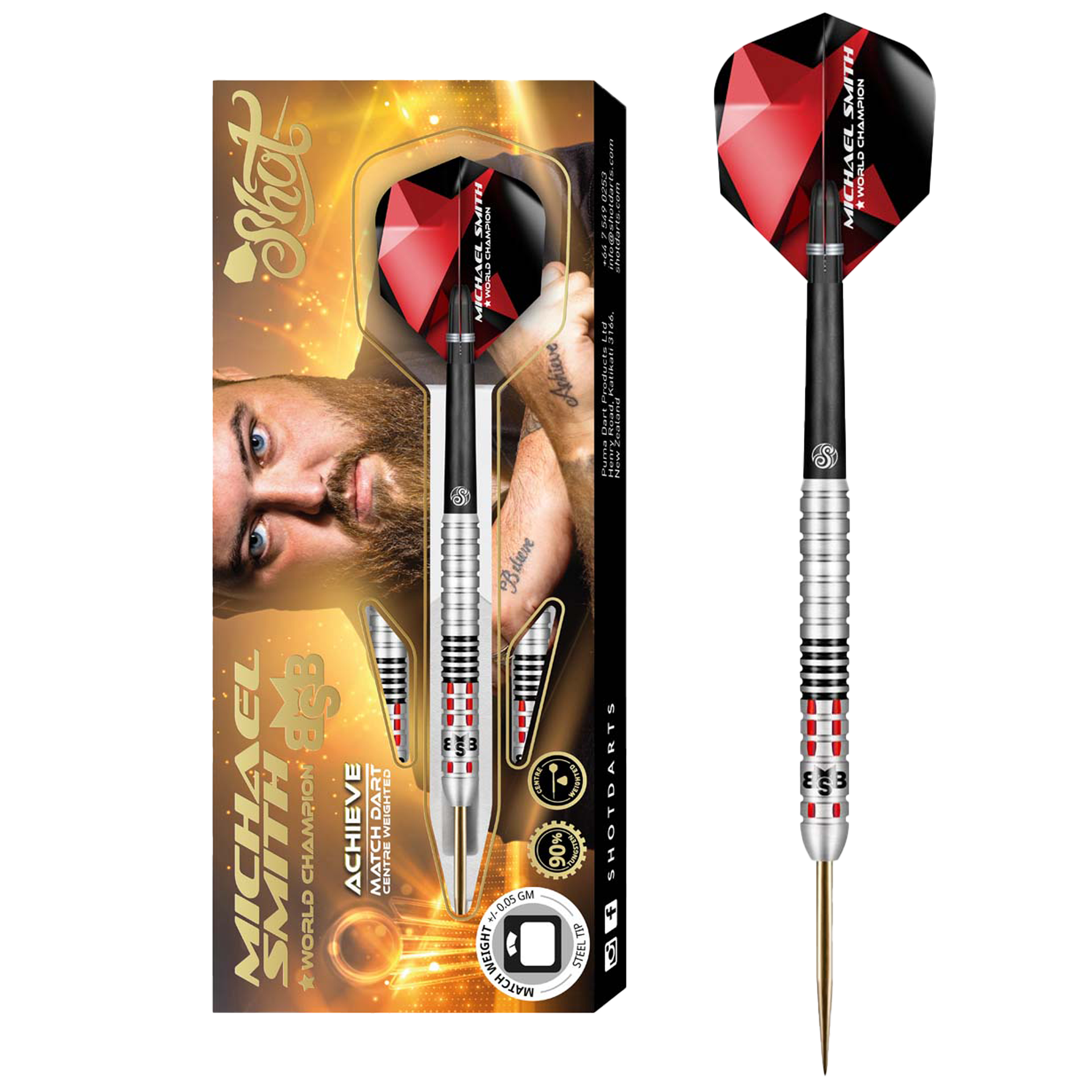 Shot Michael Smith Achieve 90% Steeldarts