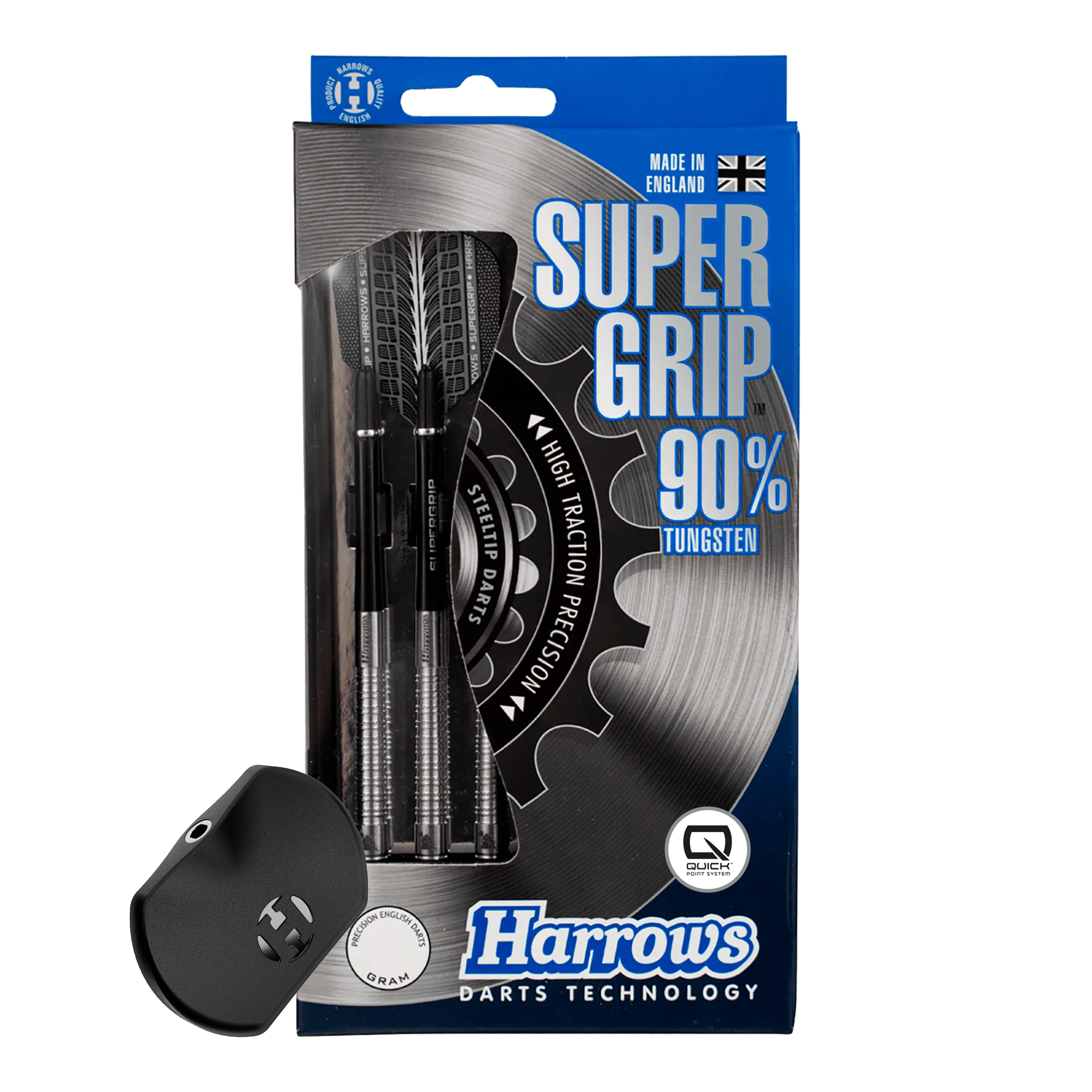Harrows Supergrip 90 Quick Point Steeldarts
