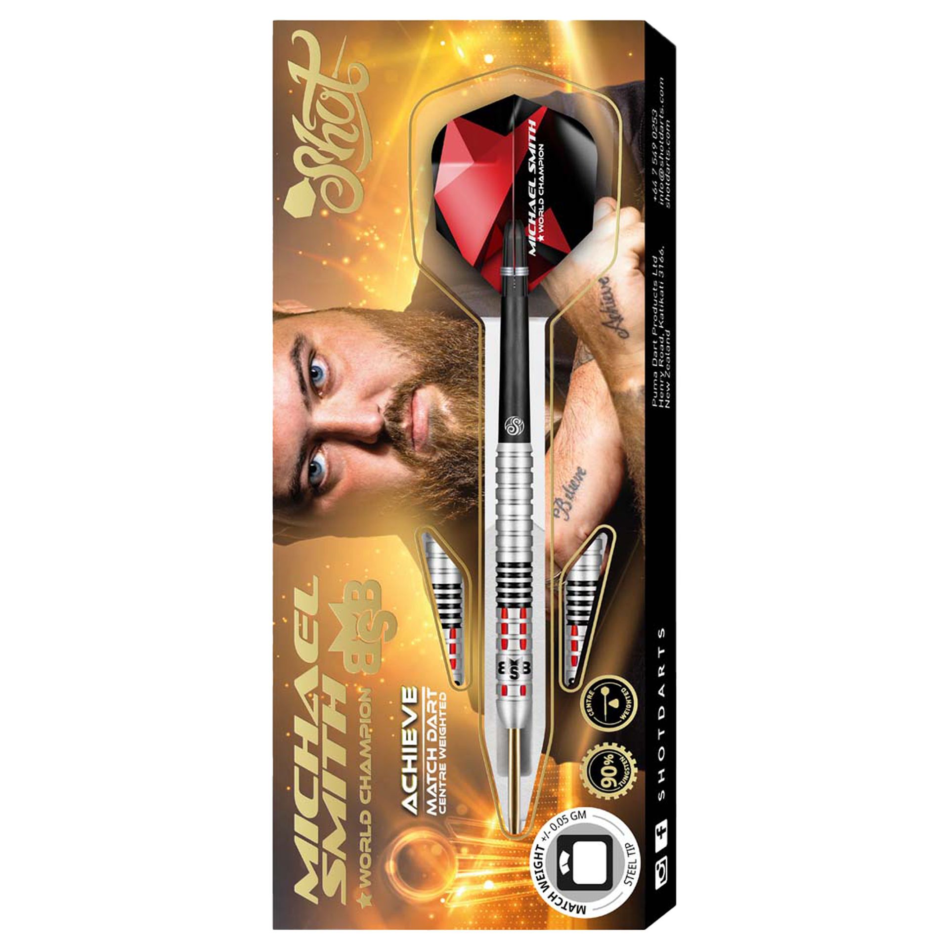 Shot Michael Smith Achieve 90% Steeldarts