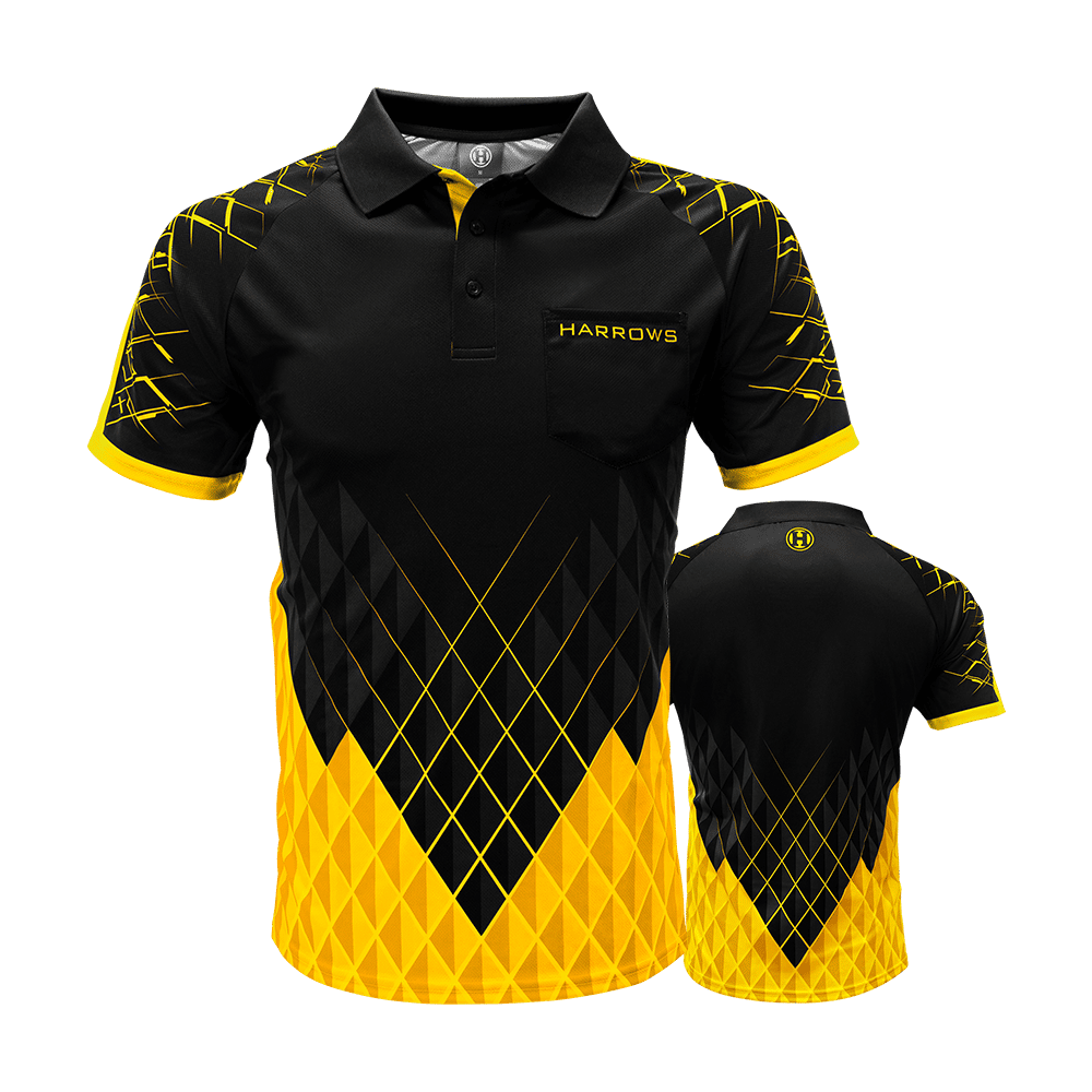 Harrows Paragon Dartshirt - Gelb