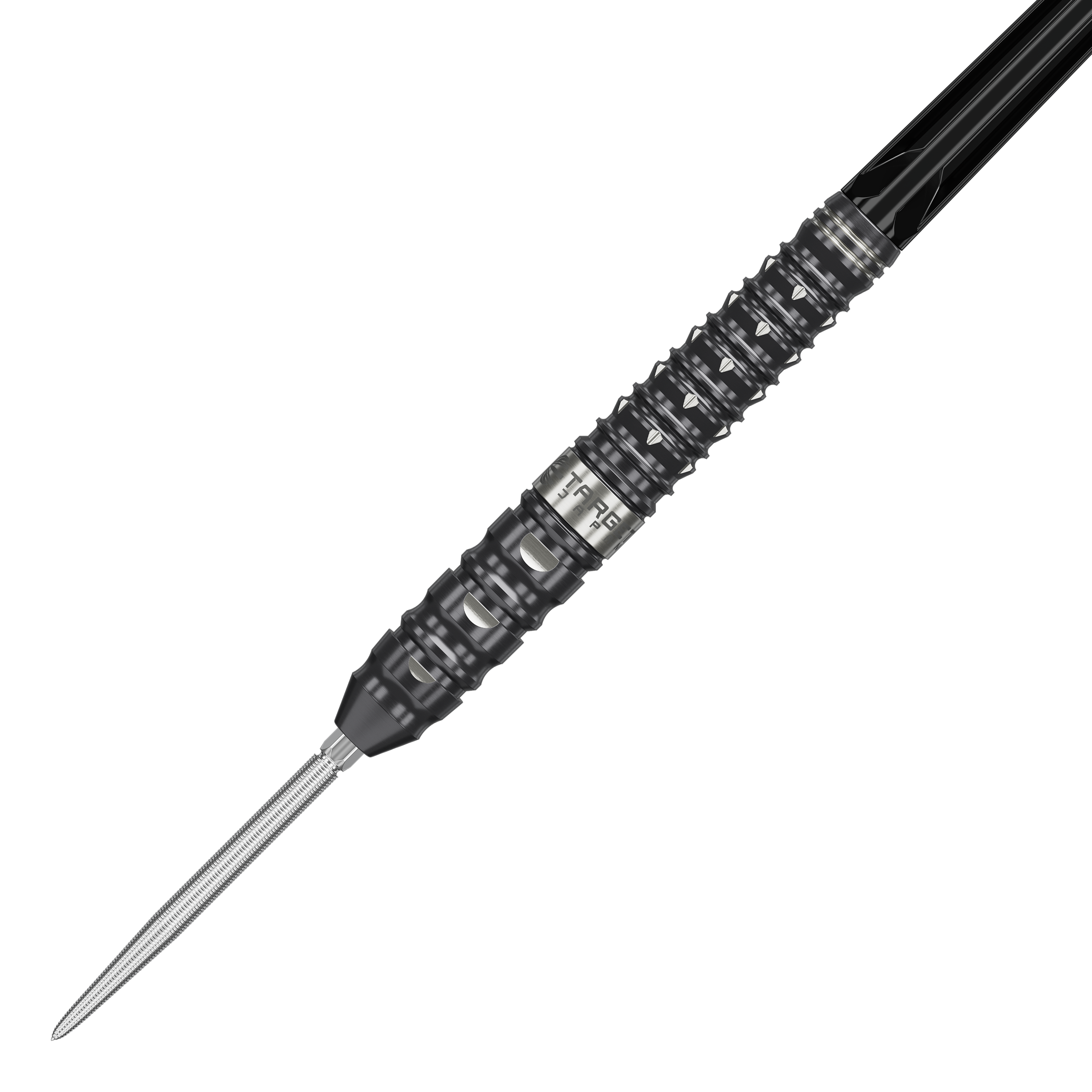 Target Japan Black Marque Eclipse Swiss Point Steeldarts - 23g Das Bild zeigt die Target Japan Black Marque Eclipse Swiss Point Steeldarts mit einem Gewicht von 23g. Diese hochwertigen Darts sind für Präzisionswürfe im Dartspiel entwickelt.
