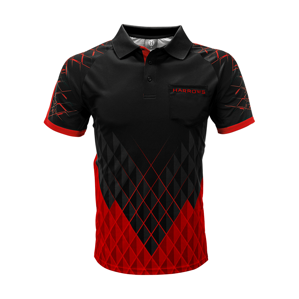 Harrows Paragon Dartshirt - Rot