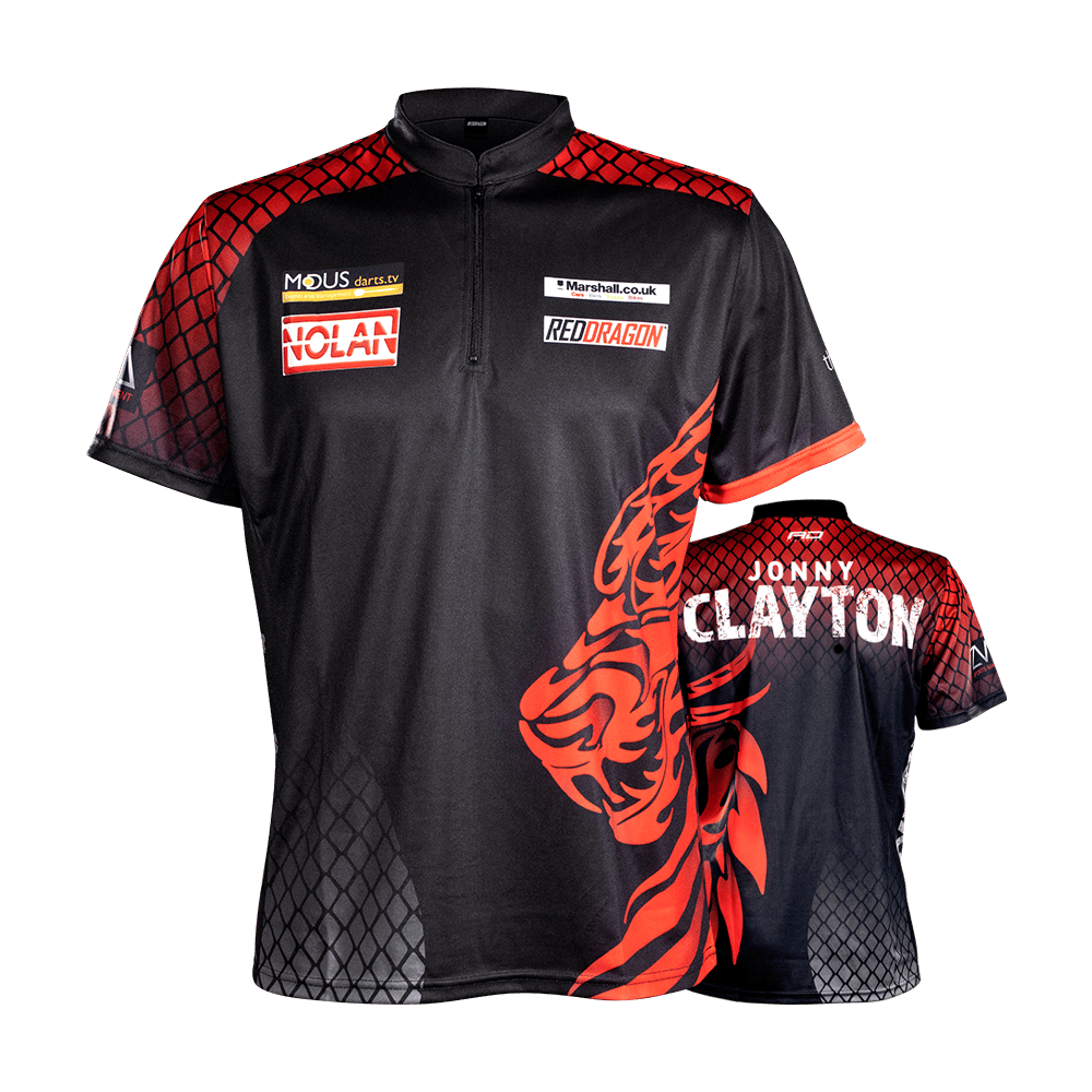 Red Dragon Jonny Clayton Tour Dartshirt