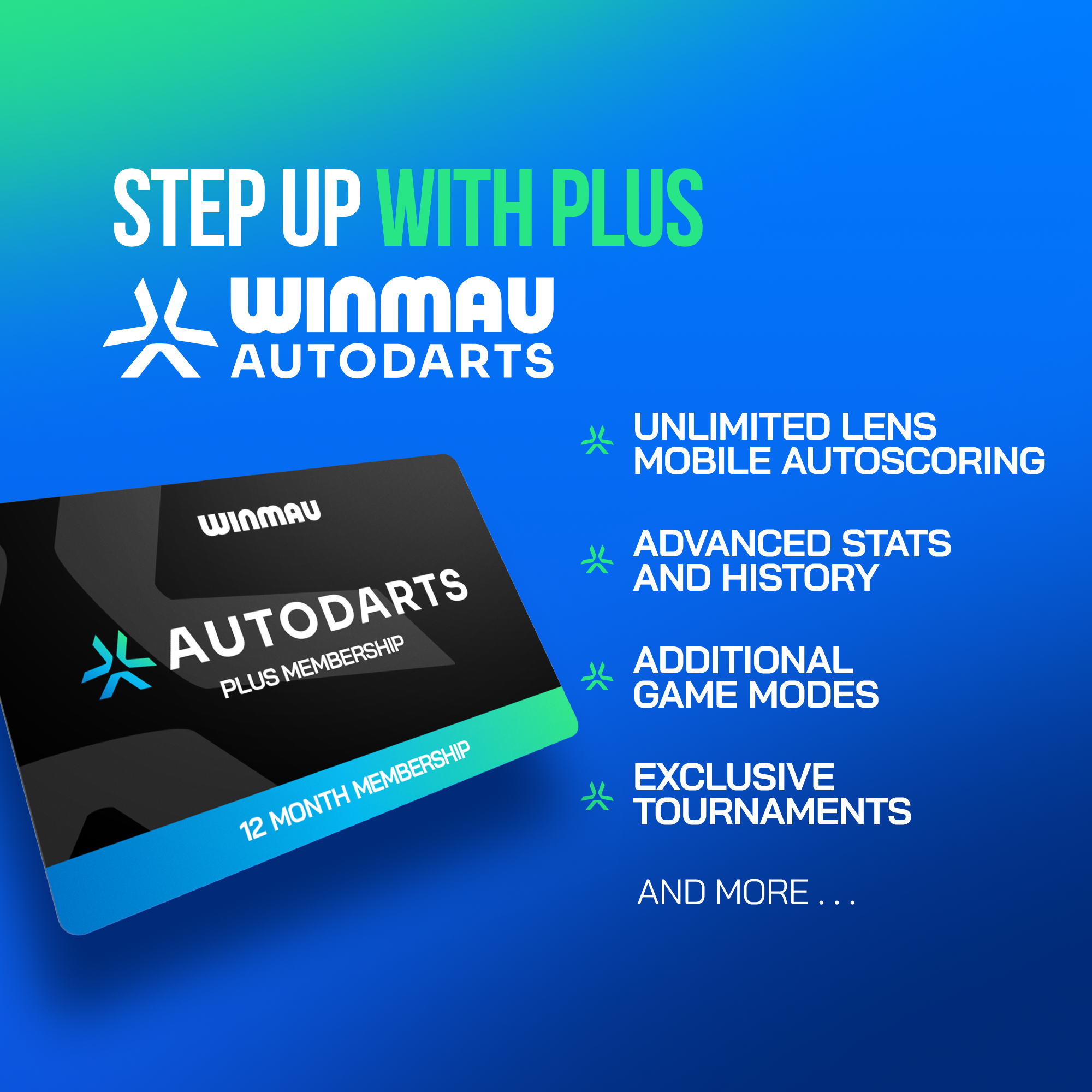 Winmau Device Stand & 12 Monate Membership Bundle